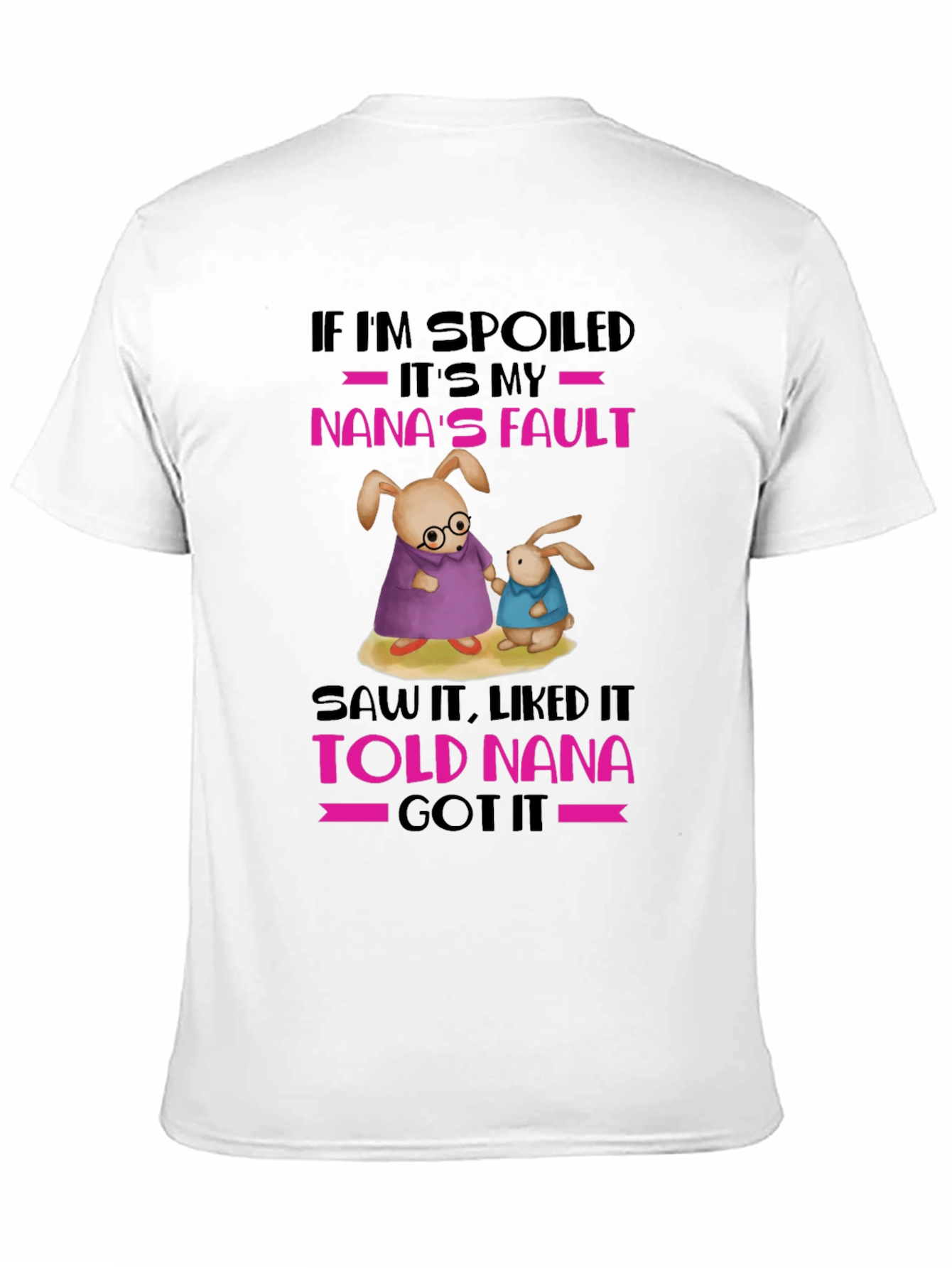 Spoiled Nanas Fault Graphic T-Shirt