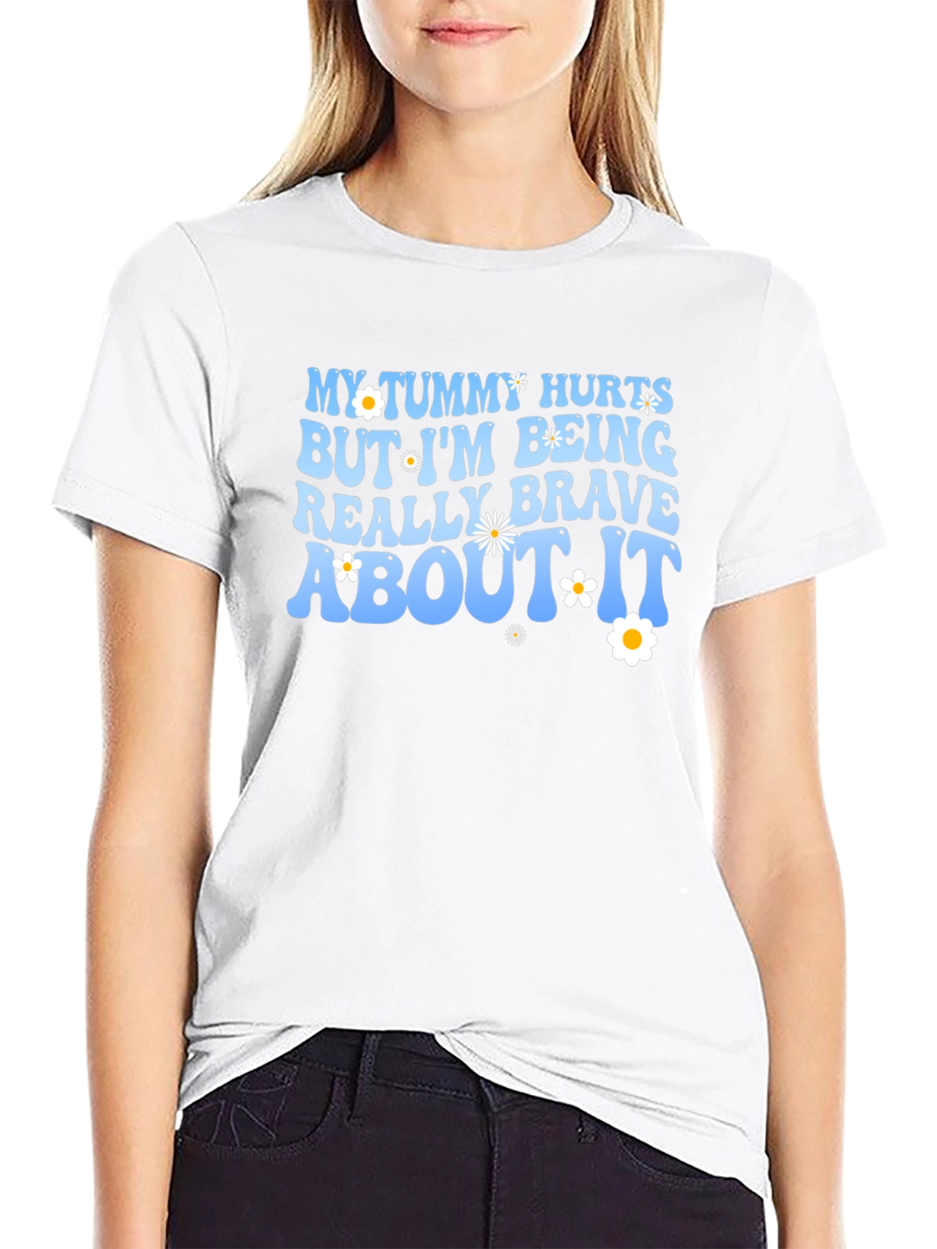 My Tummy Hurts Funny Graphic T-Shirt