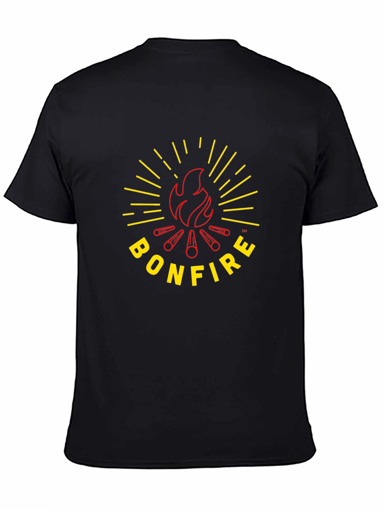 Bonfire Graphic T-Shirt - Black
