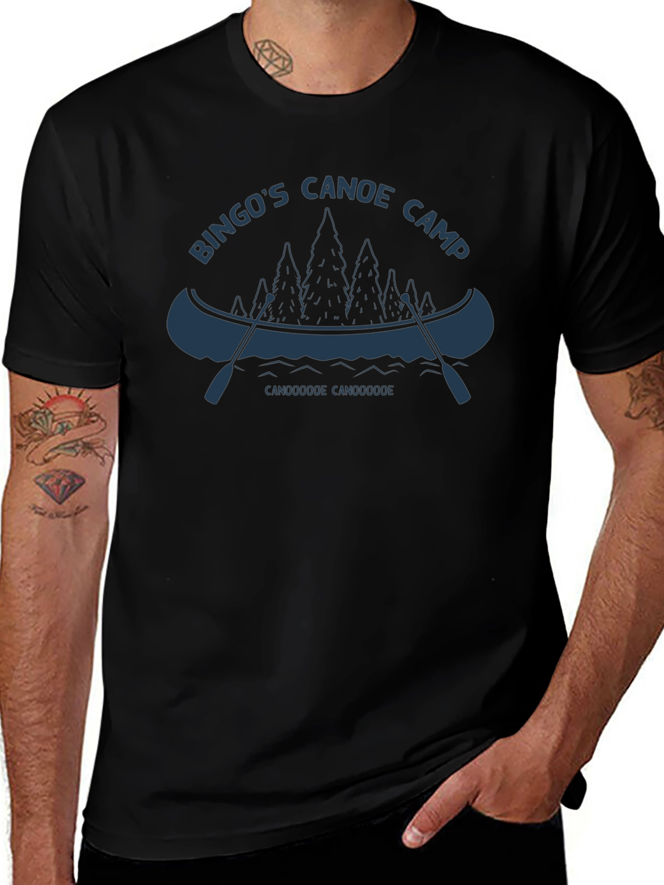 Bingos Canoe Camp Graphic Tee