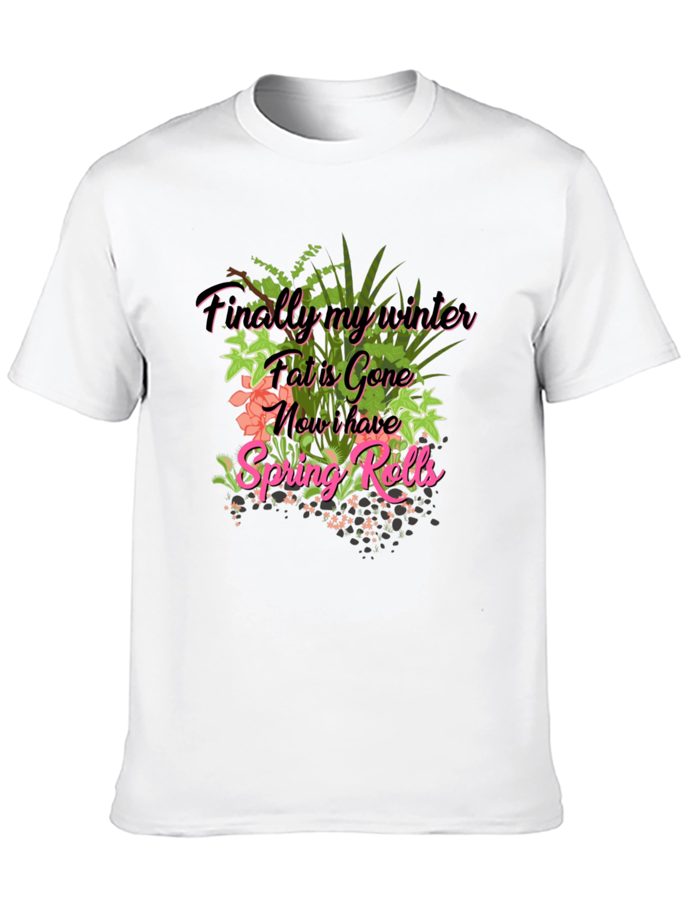 Spring Rolls T-Shirt Funny Foodie Tee
