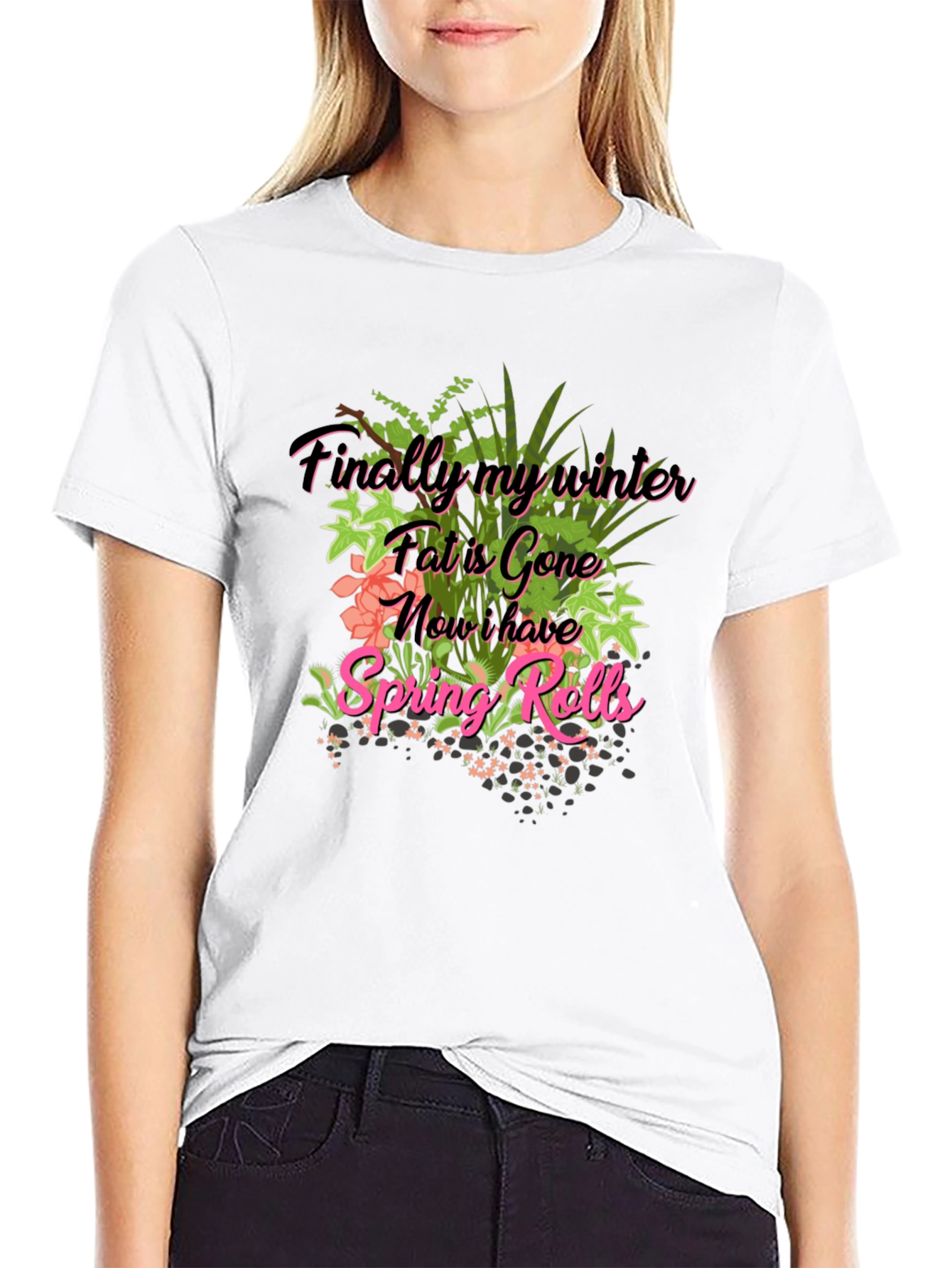 Spring Rolls T-Shirt Funny Foodie Tee