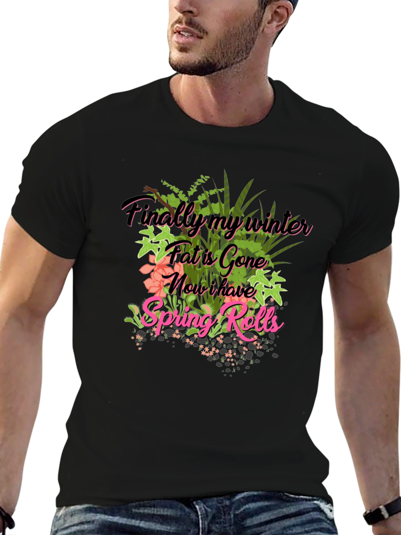 Spring Rolls T-Shirt Funny Foodie Tee
