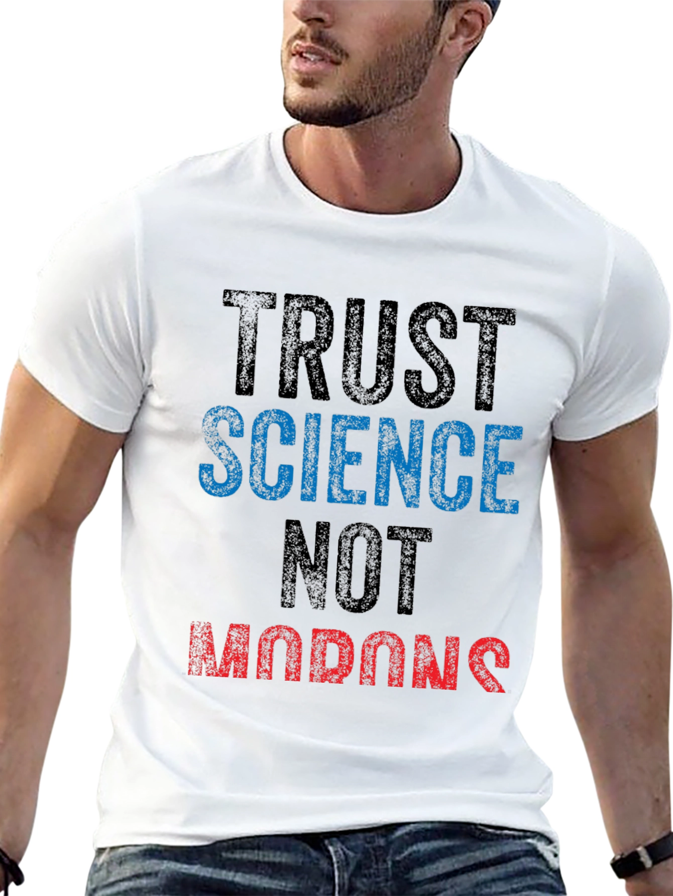 Trust Science T-Shirt - Black Graphic Tee