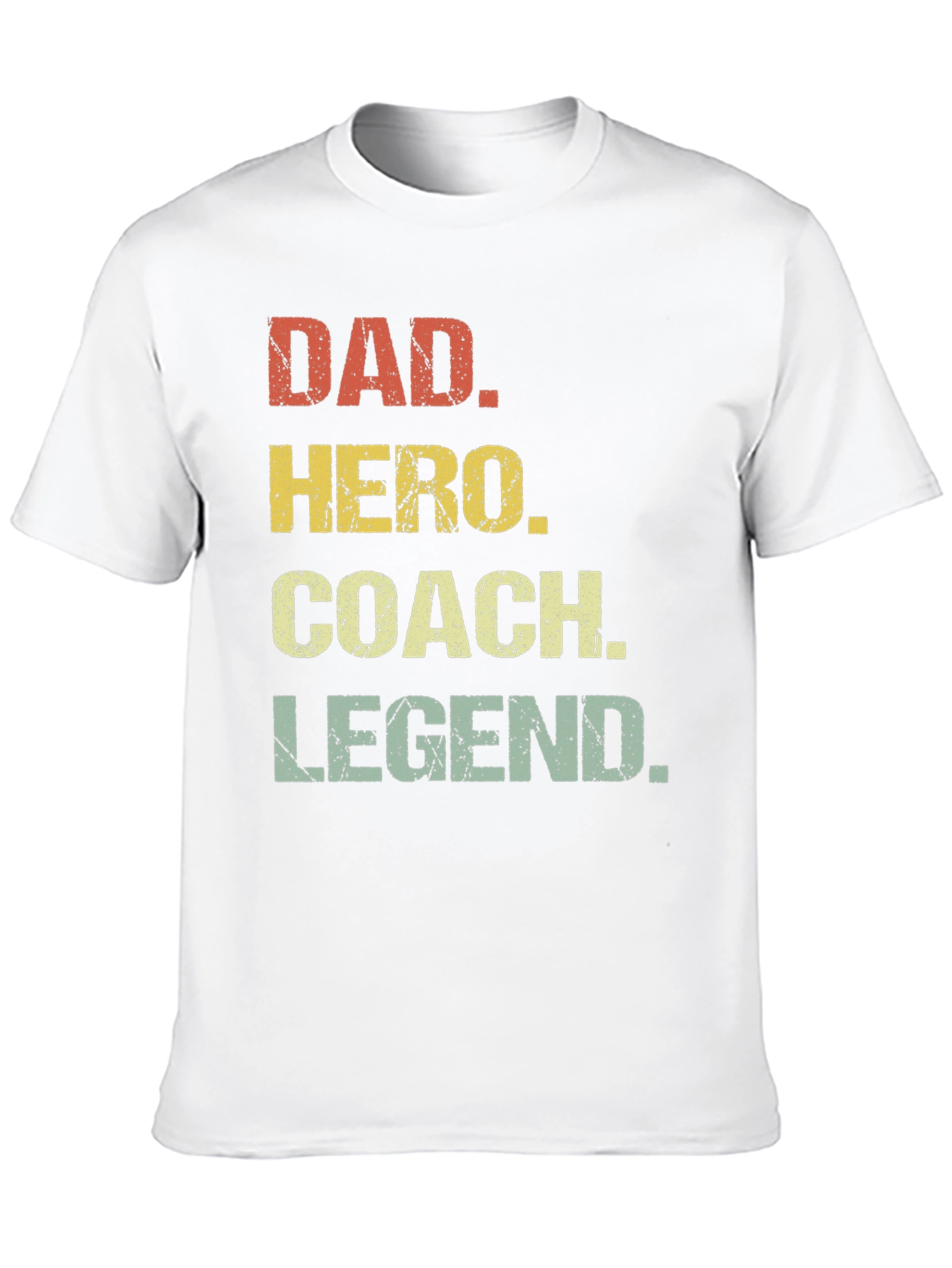 Dad Hero Coach Legend T-Shirt - Fathers Day Gift
