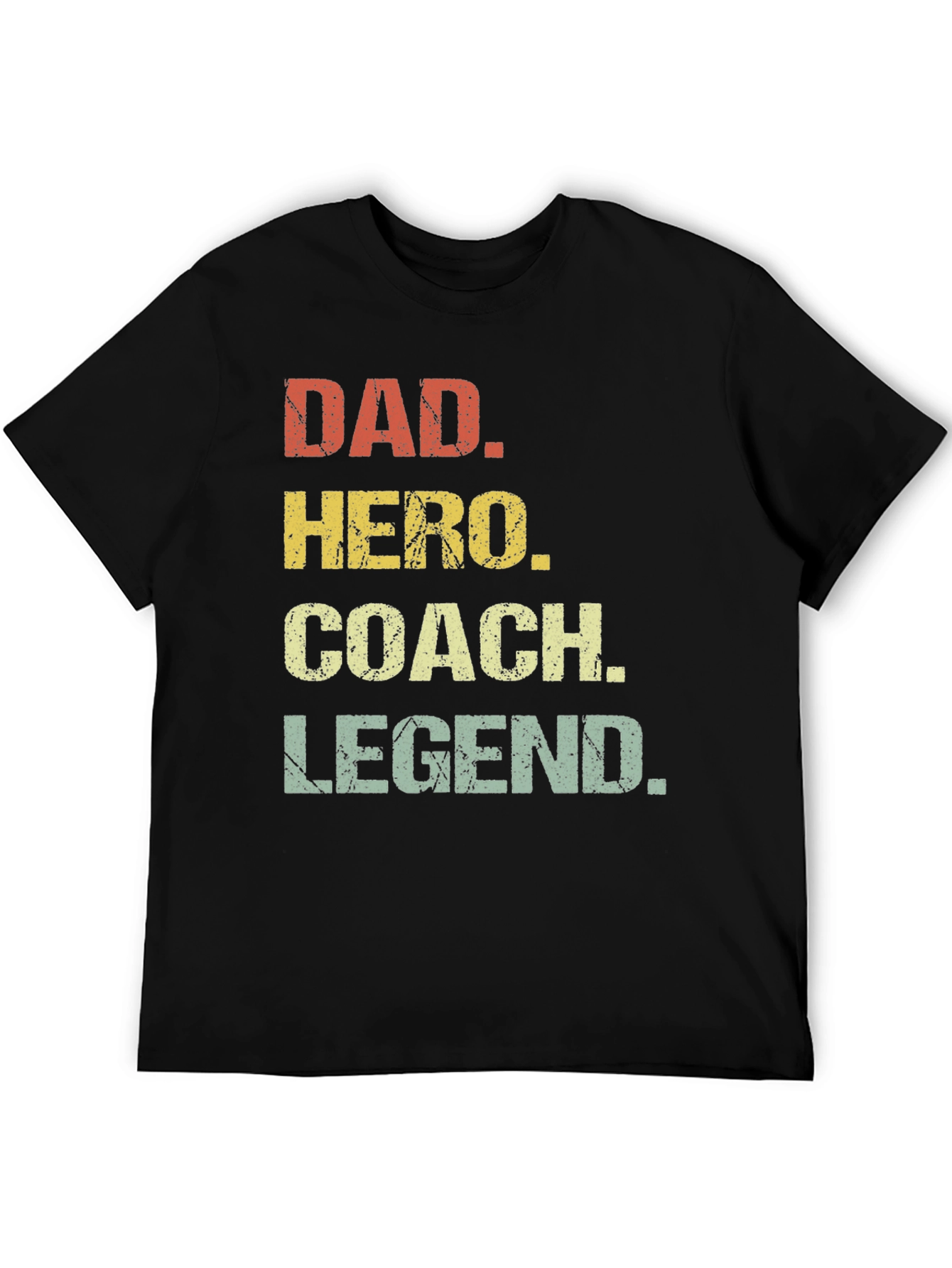 Dad Hero Coach Legend T-Shirt - Fathers Day Gift
