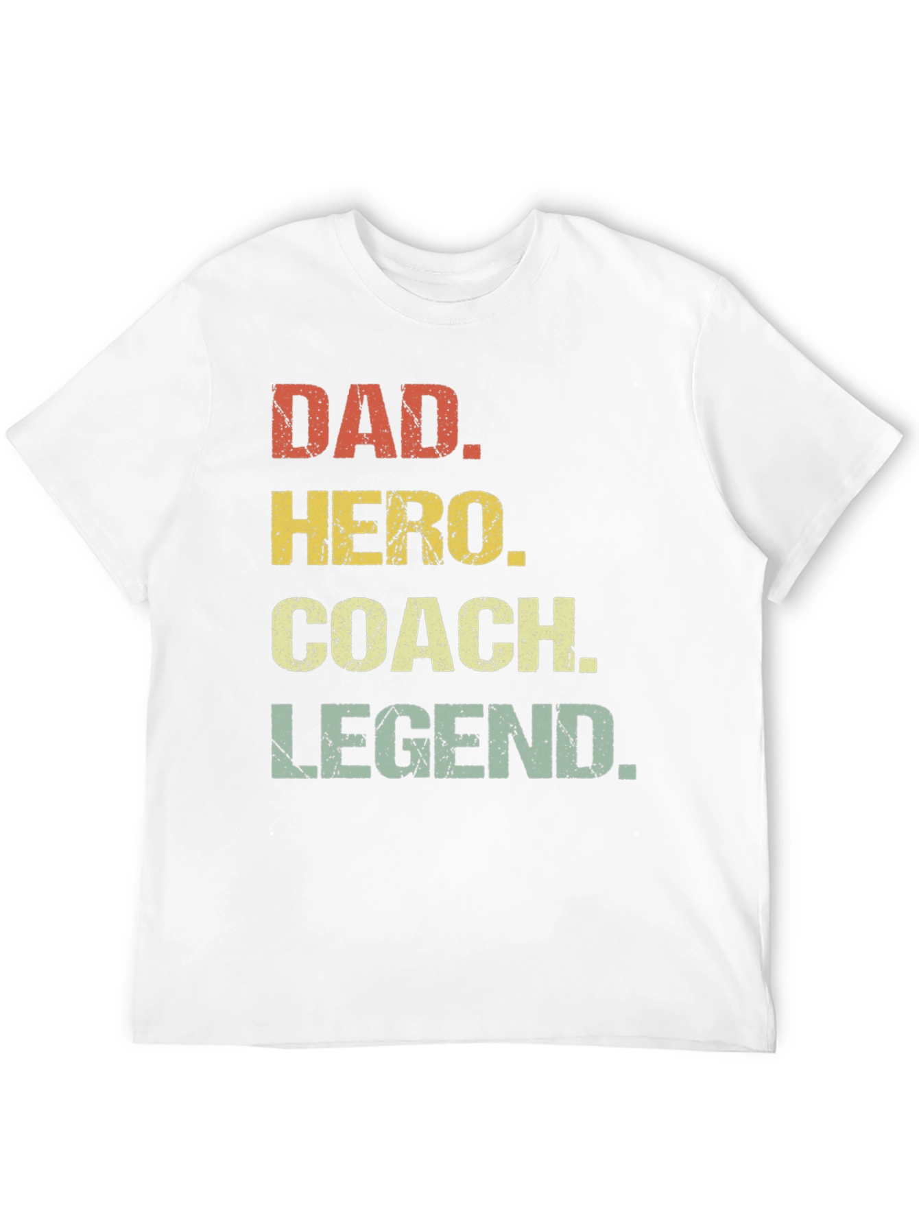 Dad Hero Coach Legend T-Shirt - Fathers Day Gift