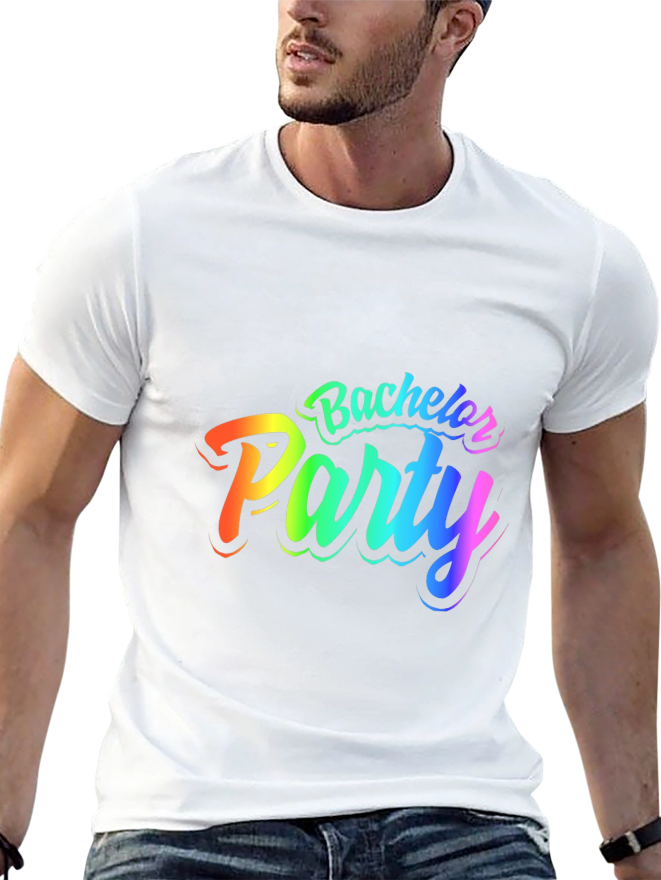 Bachelor Party Rainbow T-Shirt