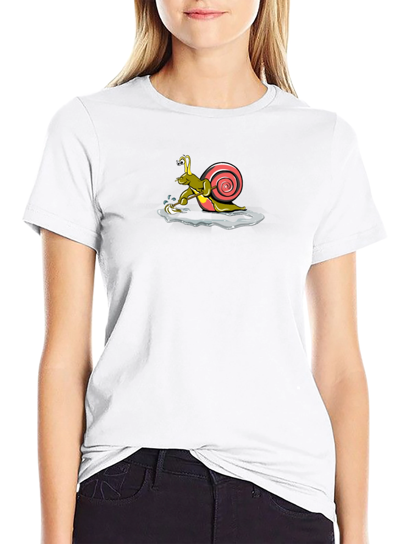 Snail Graphic T-Shirt - Slow Motion Style