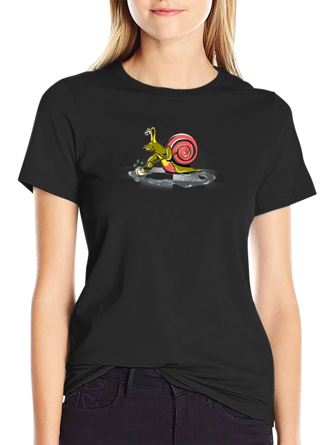 Snail Graphic T-Shirt - Slow Motion Style