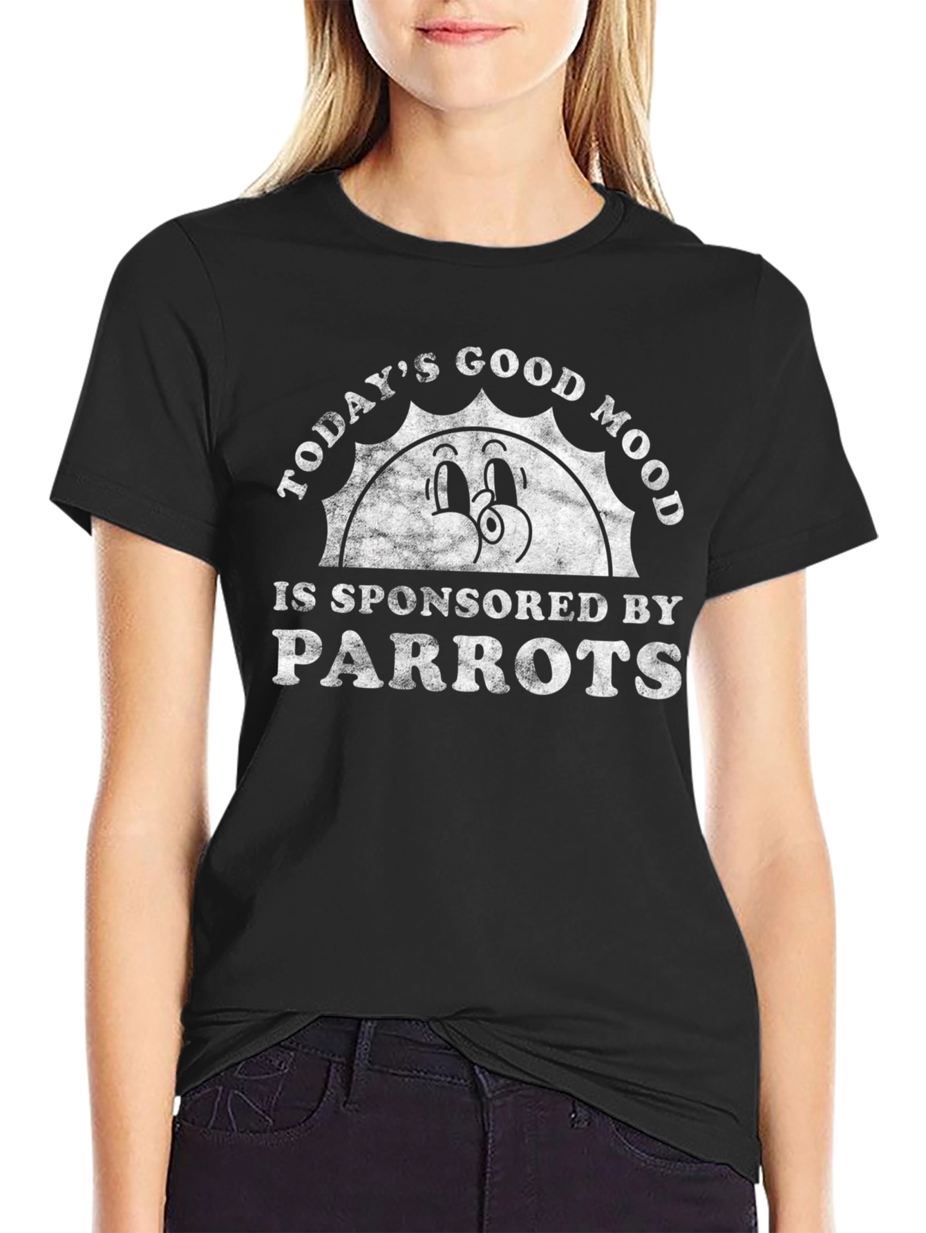 Todays Good Mood Parrots Graphic T-Shirt