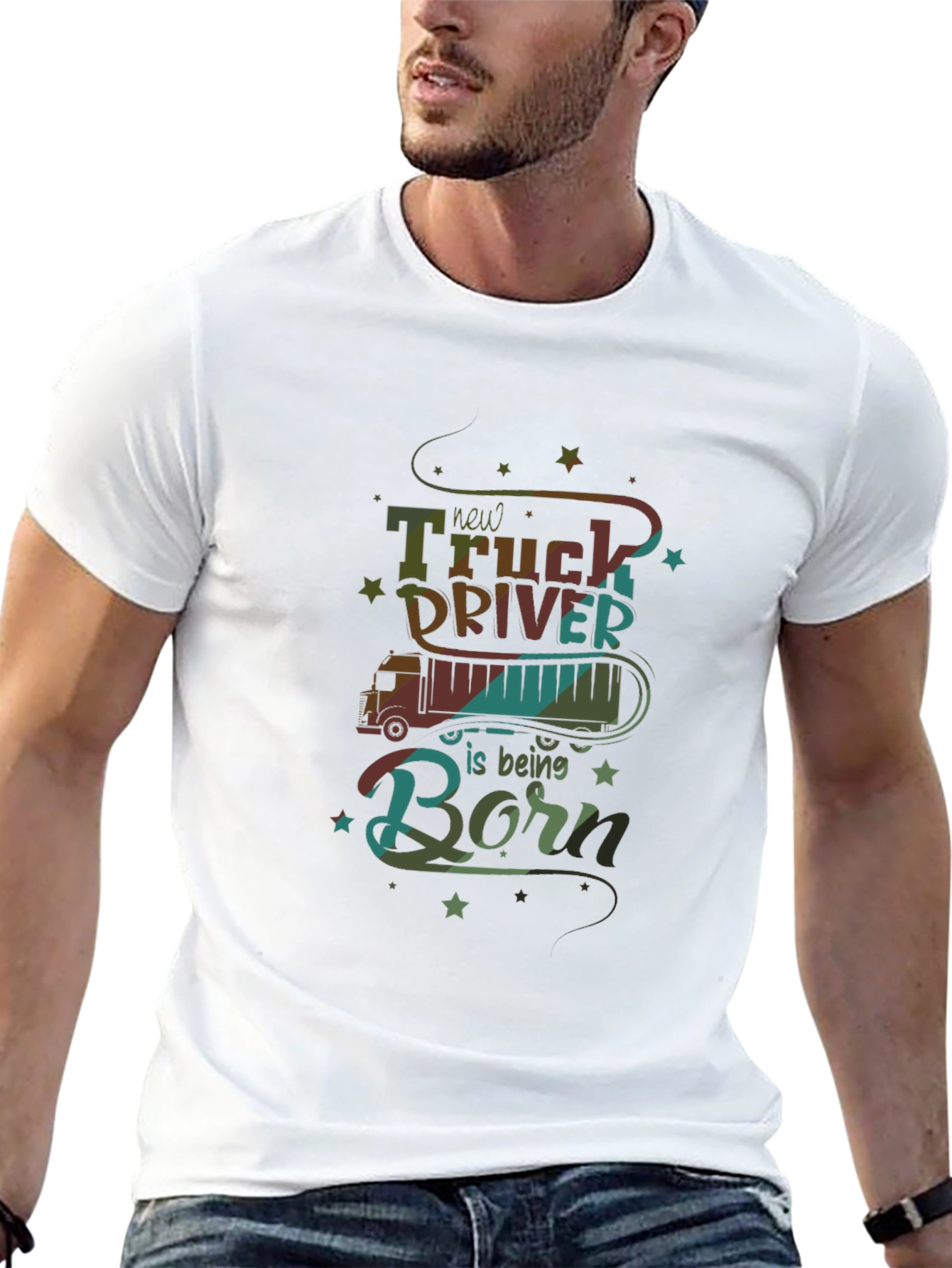 New Truck Driver Being Born T-Shirt