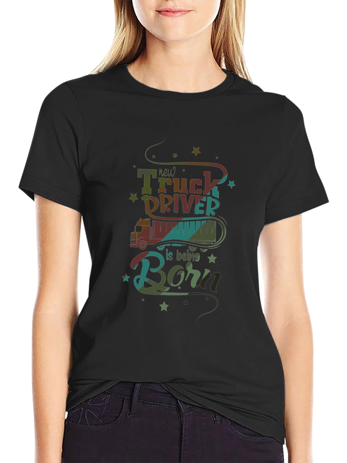 New Truck Driver Being Born T-Shirt