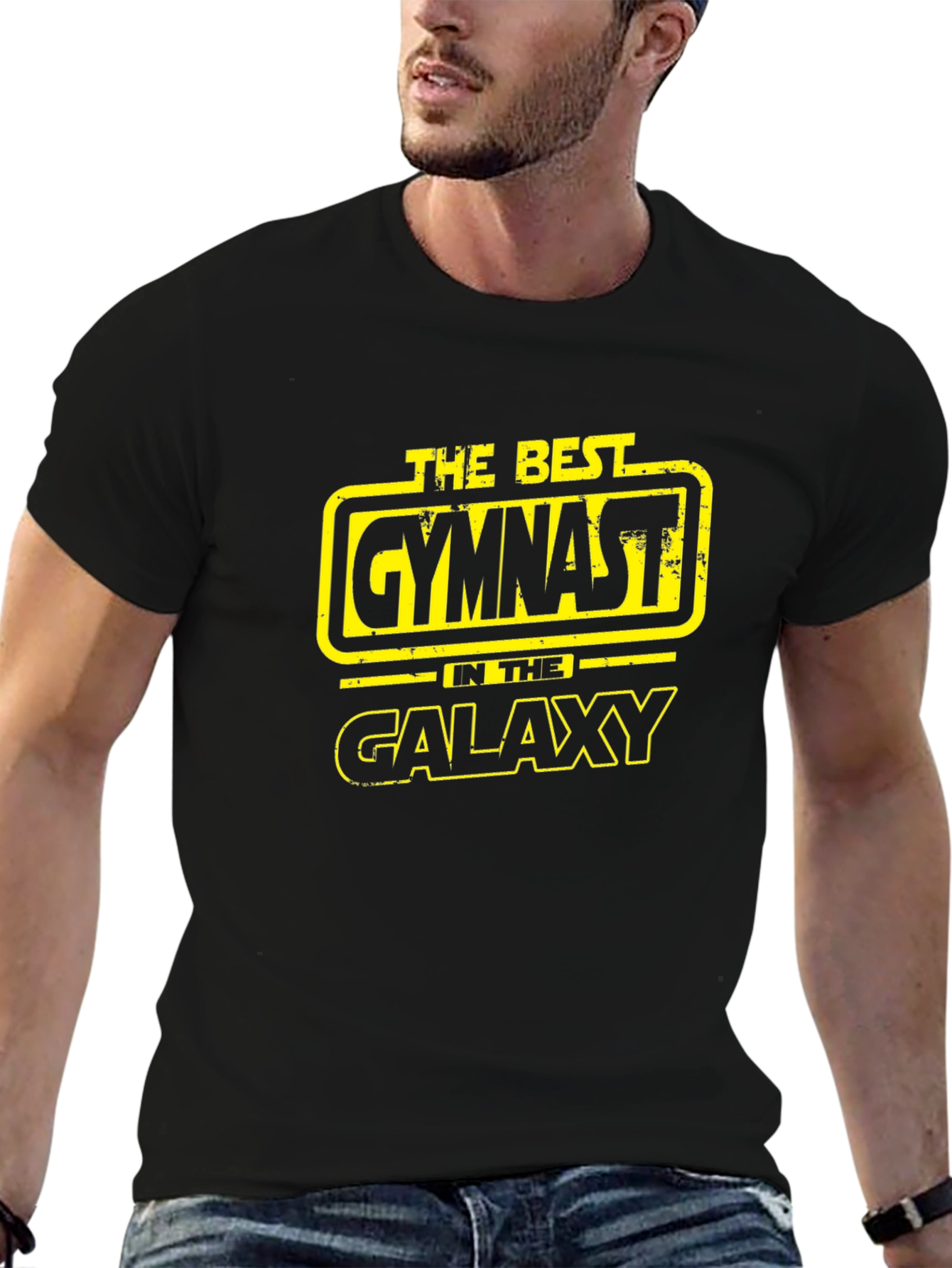 Best Gymnast in the Galaxy Black T-Shirt