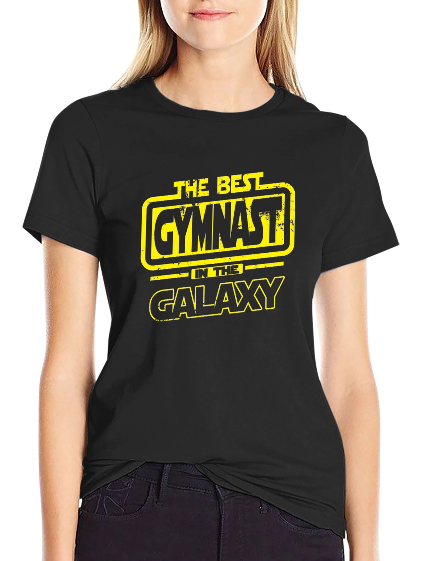 Best Gymnast in the Galaxy Black T-Shirt
