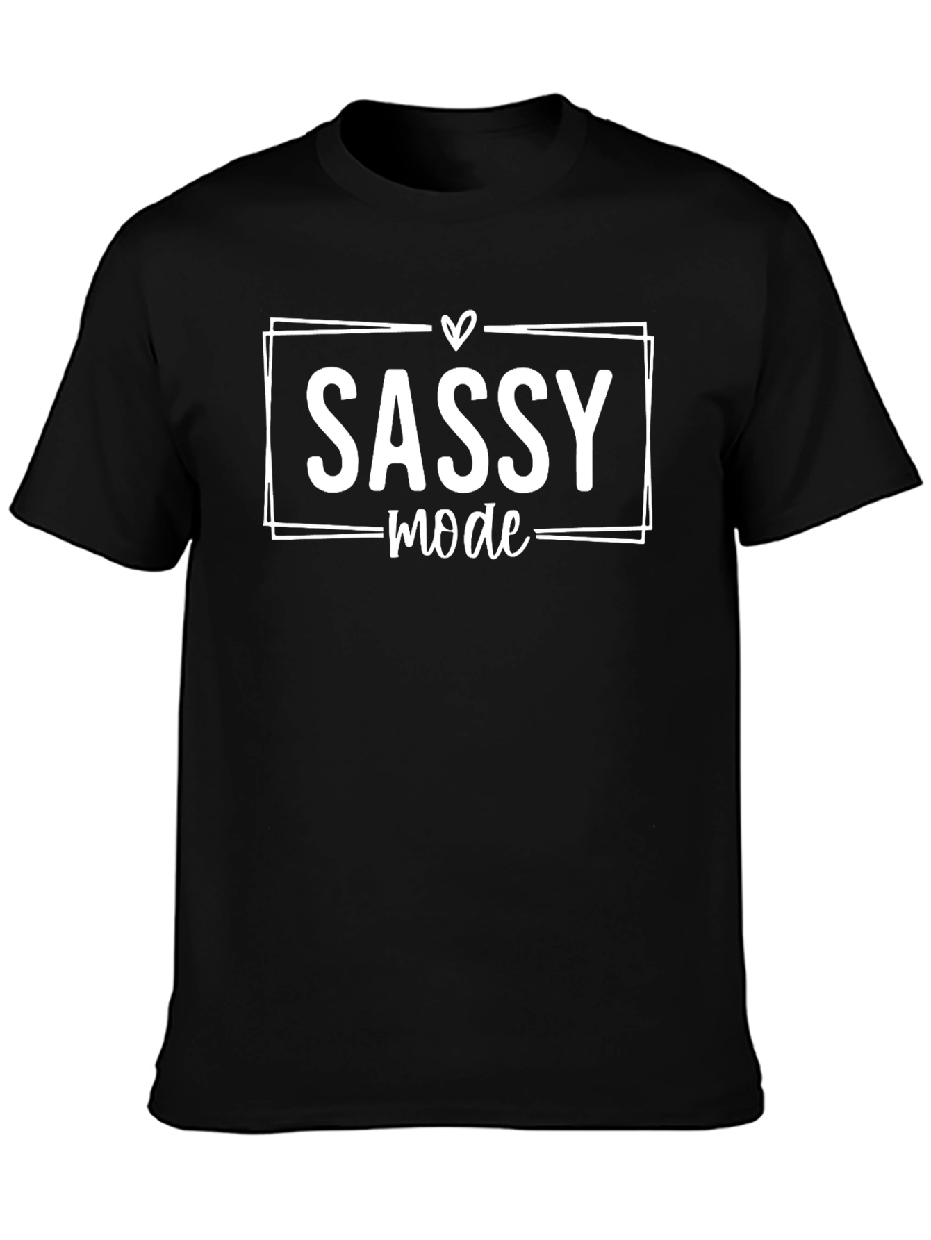 Sassy Mode Black T-Shirt