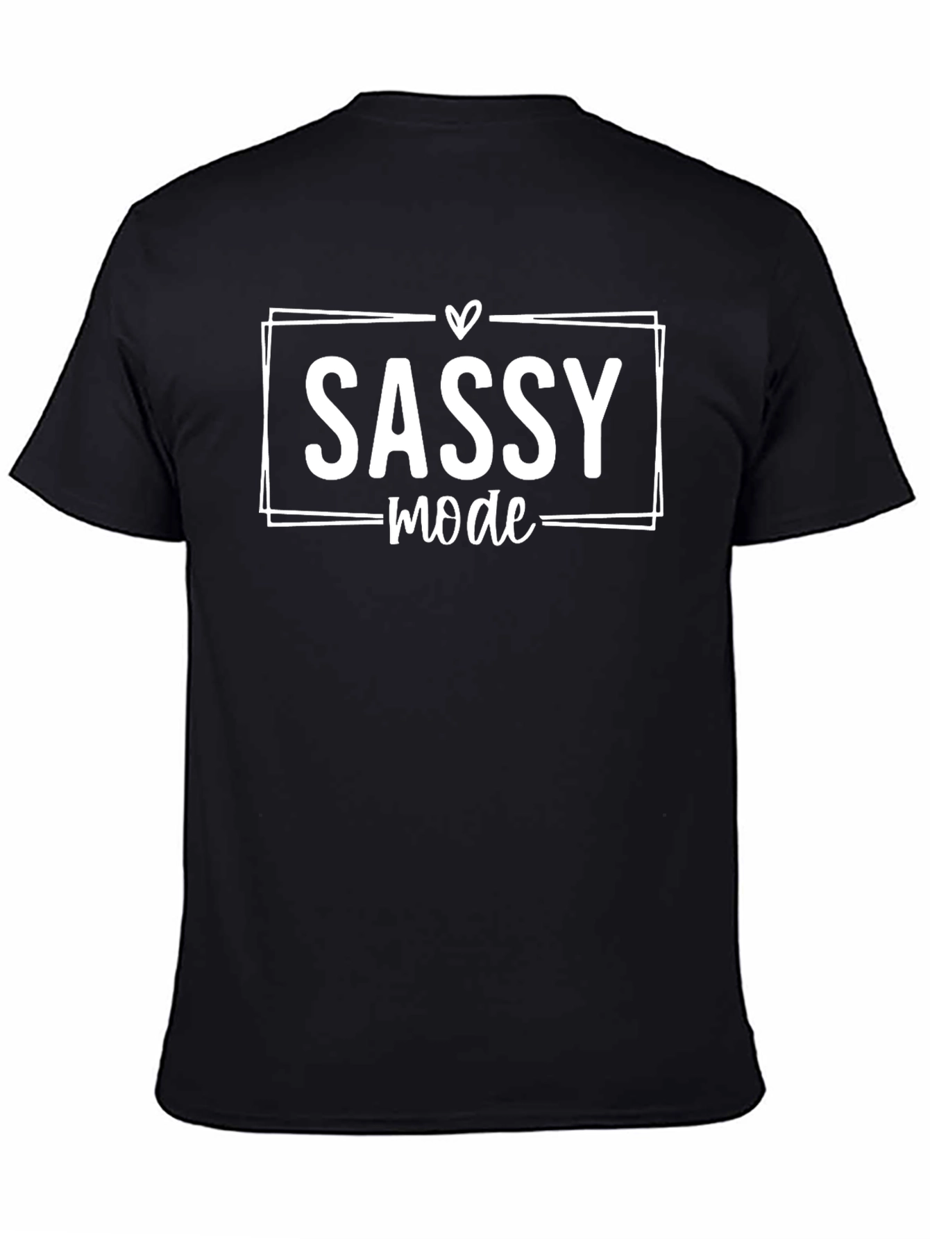 Sassy Mode Black T-Shirt