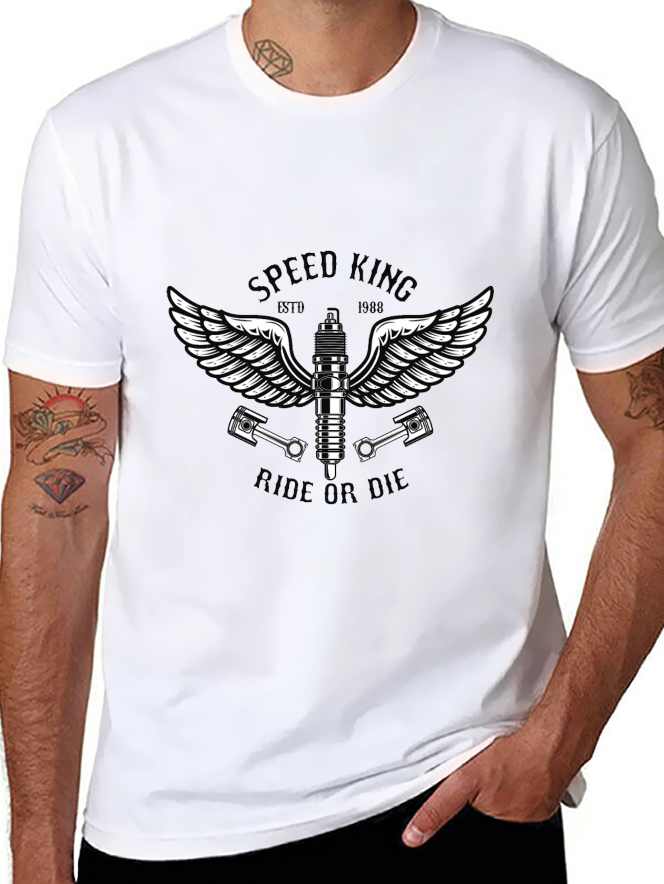 Speed King Ride or Die Graphic Tee