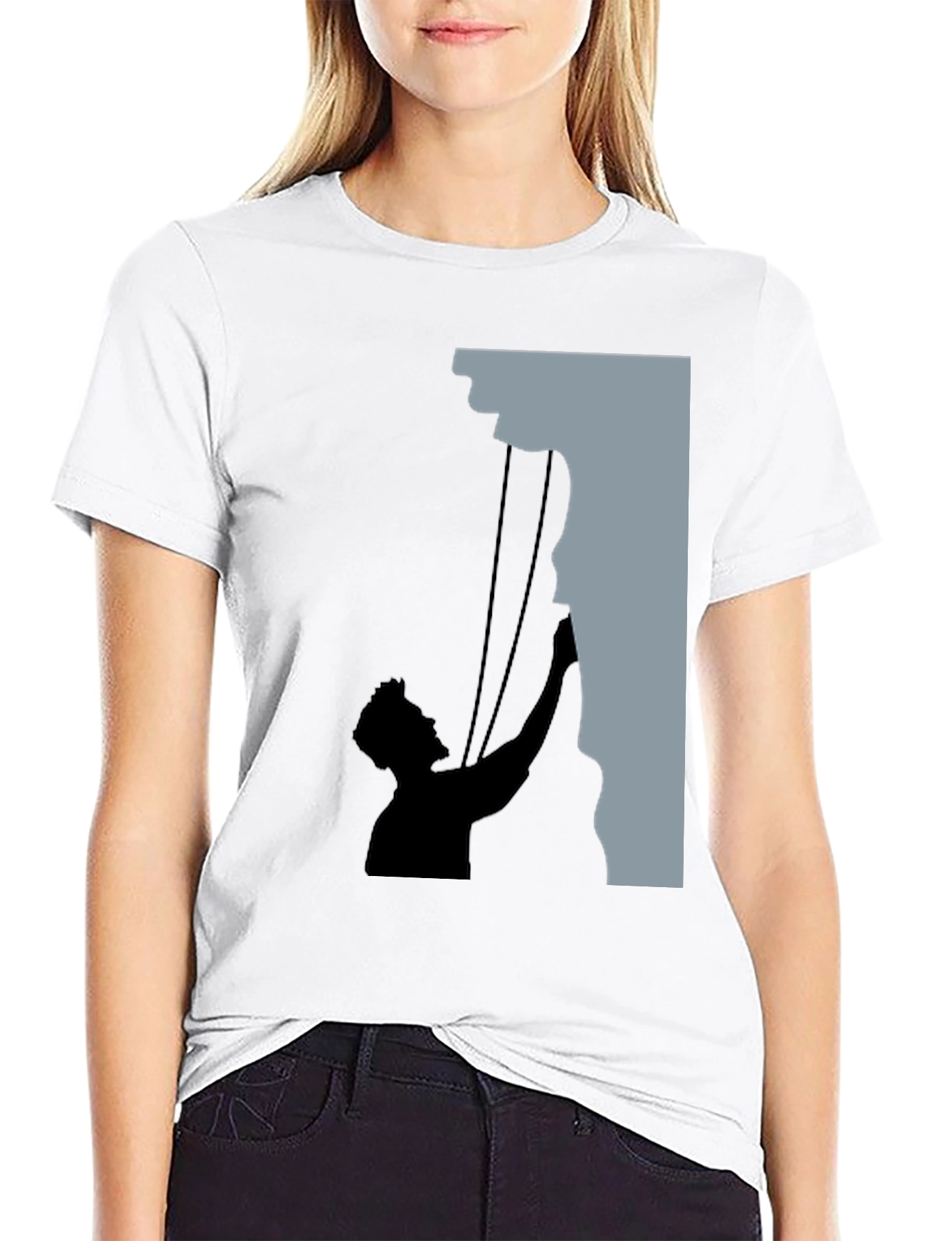 Climbing Silhouette Graphic Tee