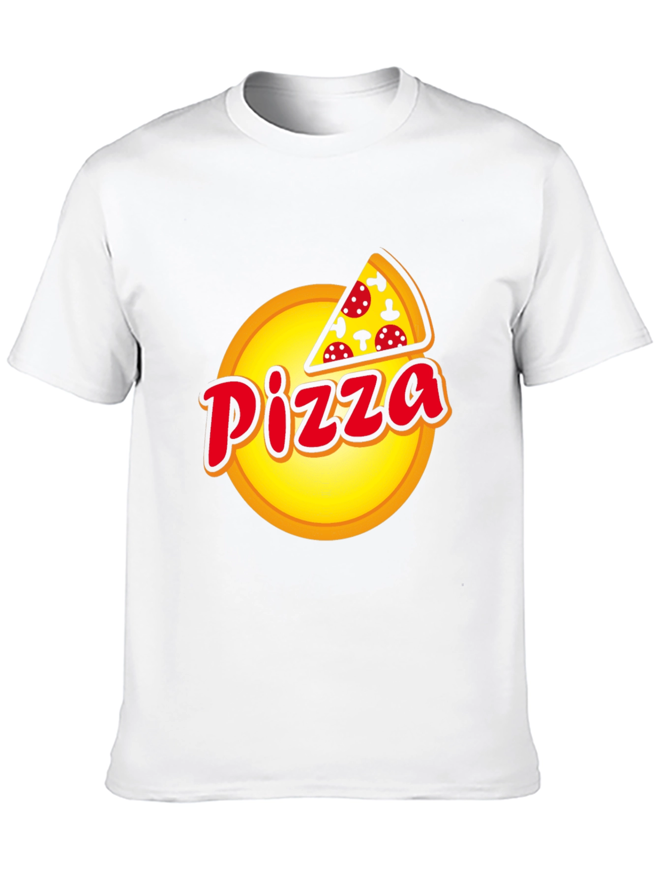 Pizza Graphic Black T-Shirt - Foodie Fashion