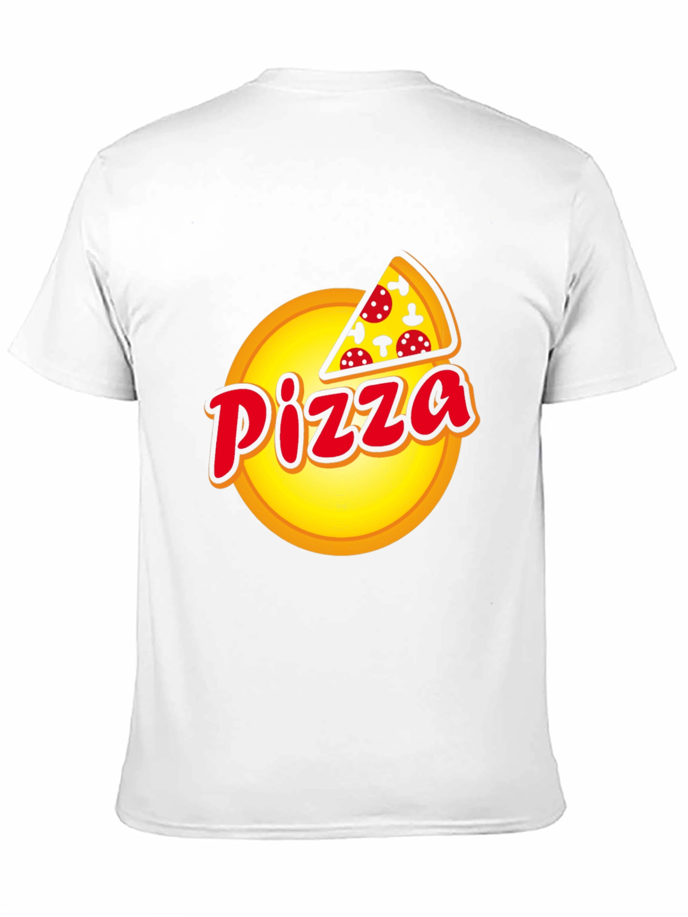 Pizza Graphic Black T-Shirt - Foodie Fashion
