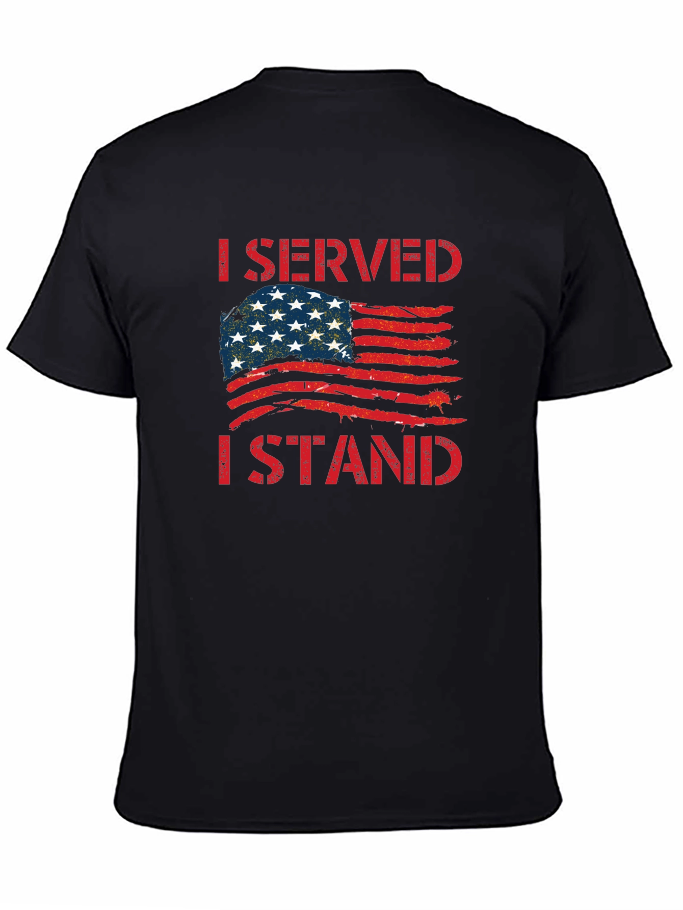 I Served I Stand Patriotic Graphic Tee
