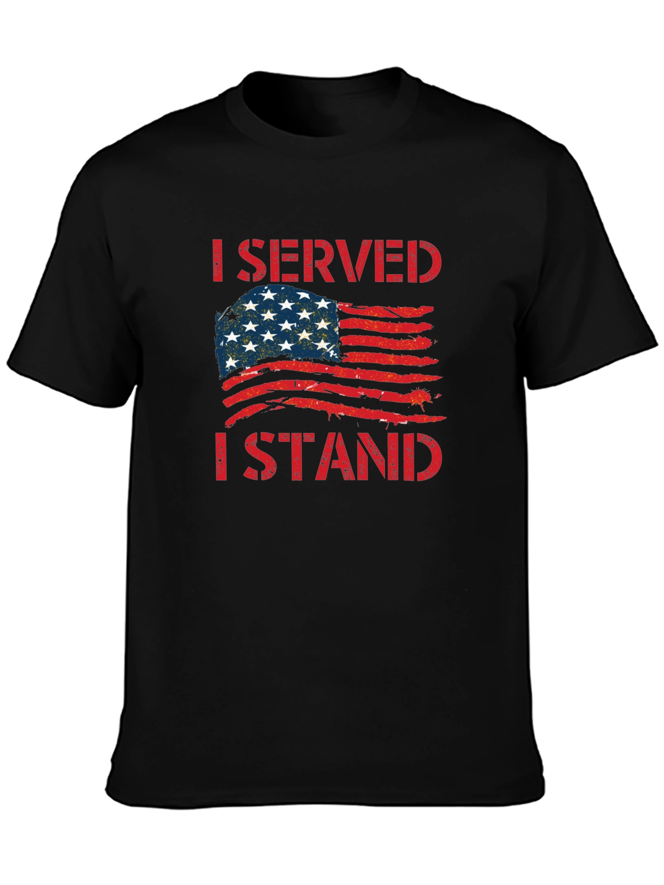 I Served I Stand Patriotic Graphic Tee