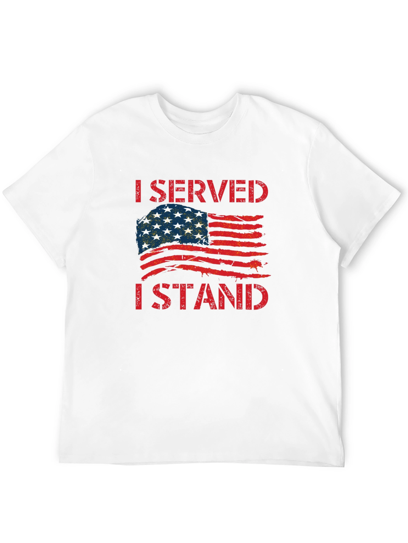 I Served I Stand Patriotic Graphic Tee