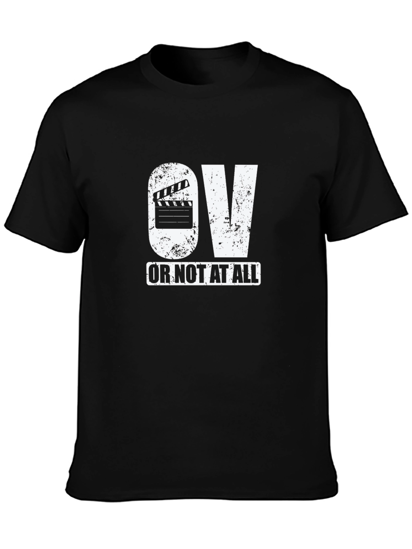 OV Or Not At All Black Graphic Tee
