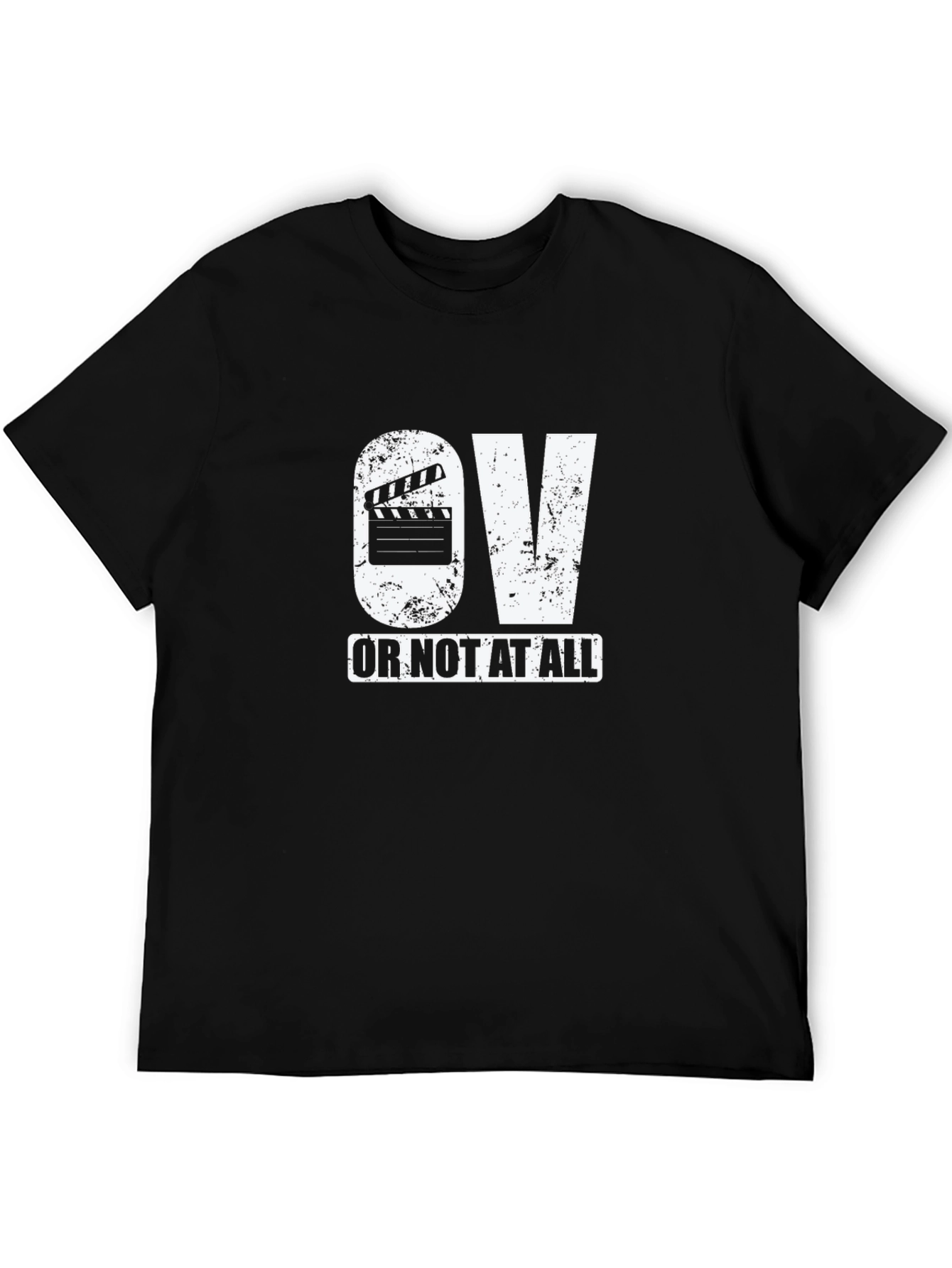 OV Or Not At All Black Graphic Tee
