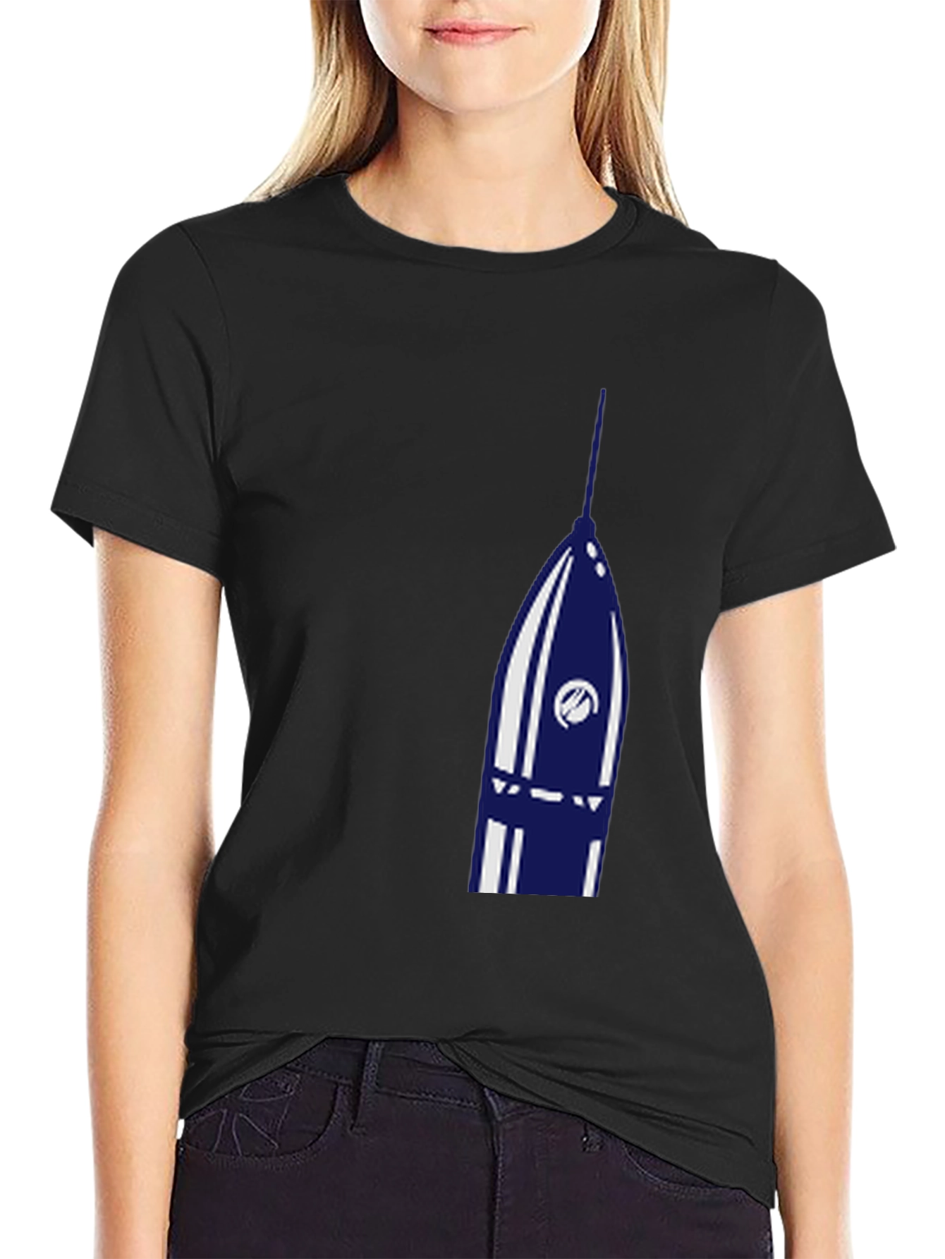 Nautical T-Shirt - Navy Sailboat Design