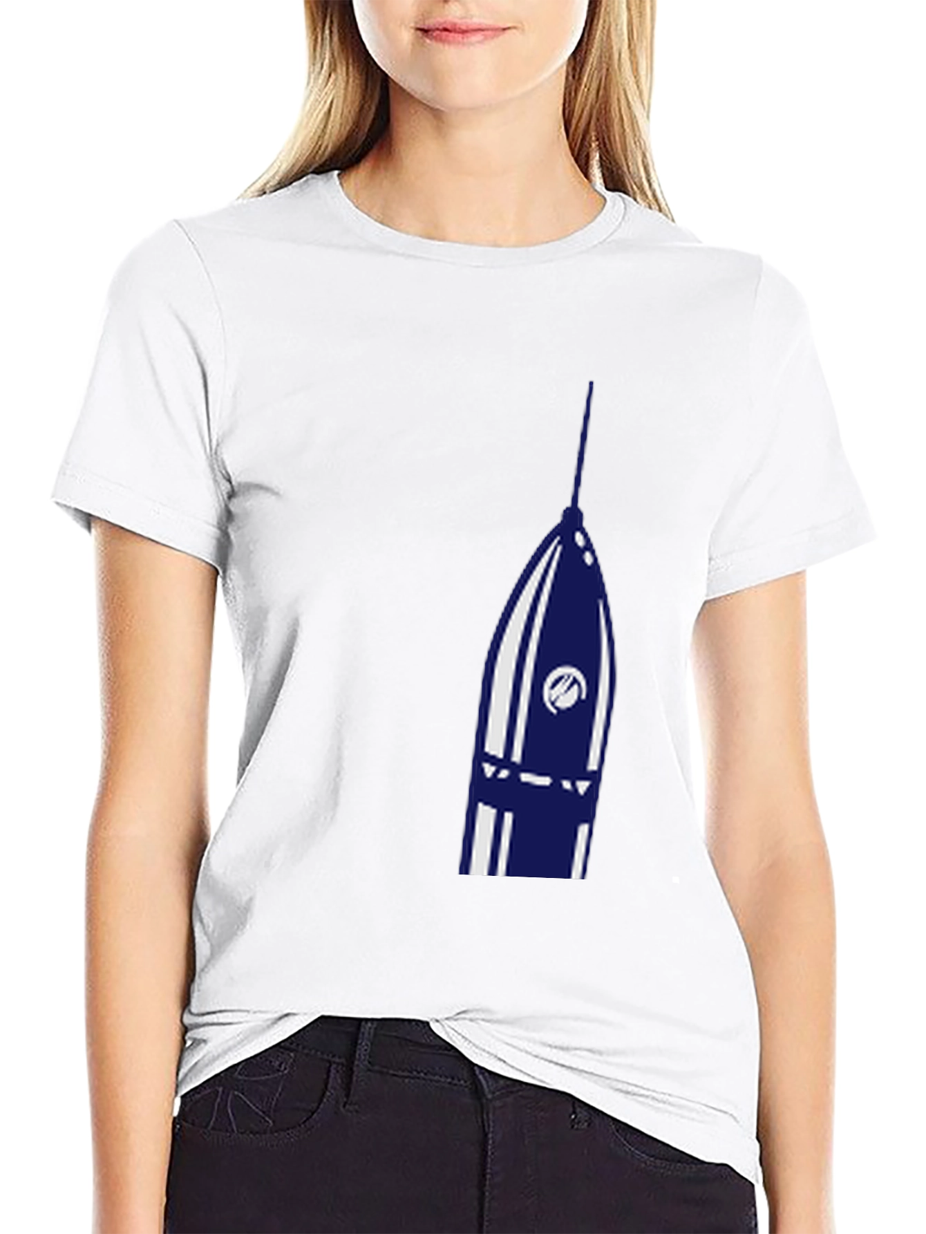 Nautical T-Shirt - Navy Sailboat Design