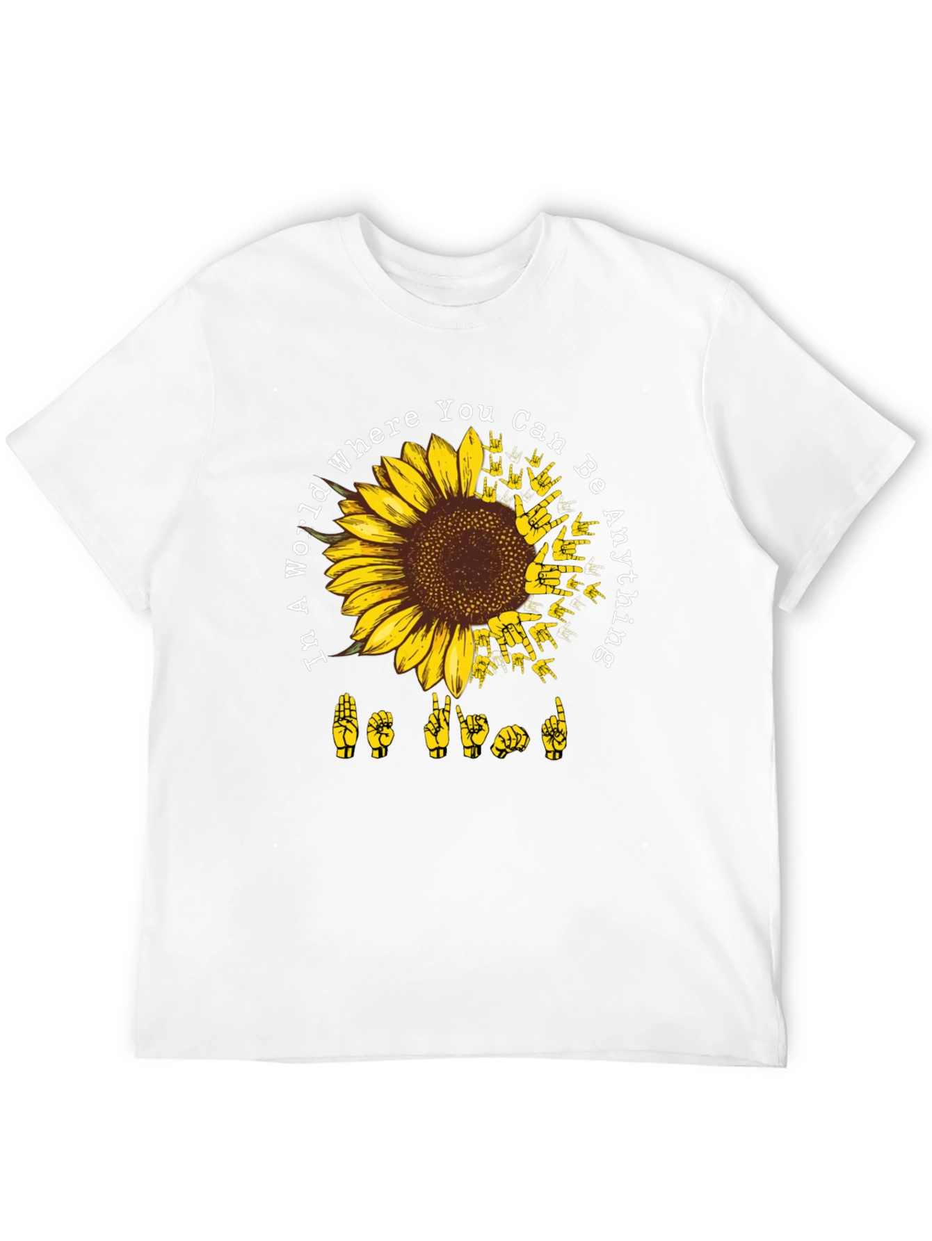 Sunflower ASL Be Kind Graphic Tee