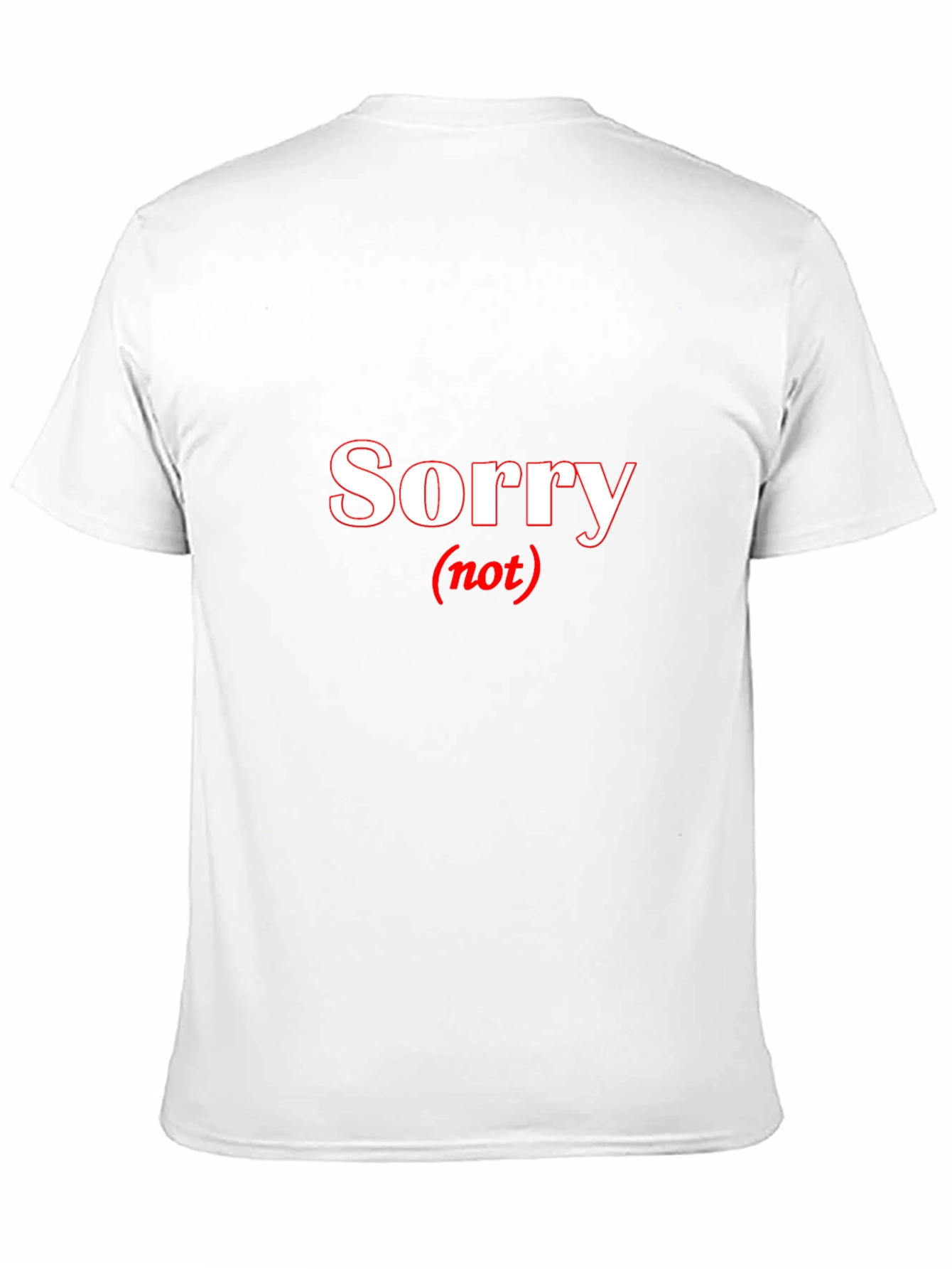 Sorry Not Sorry Black T-Shirt