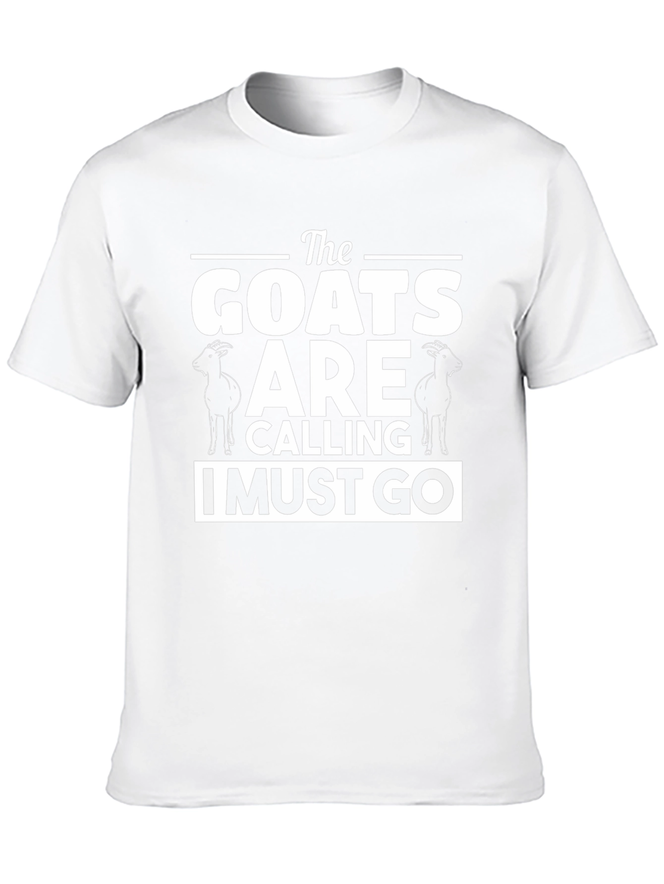 The Goats are Calling Mens Black T-Shirt