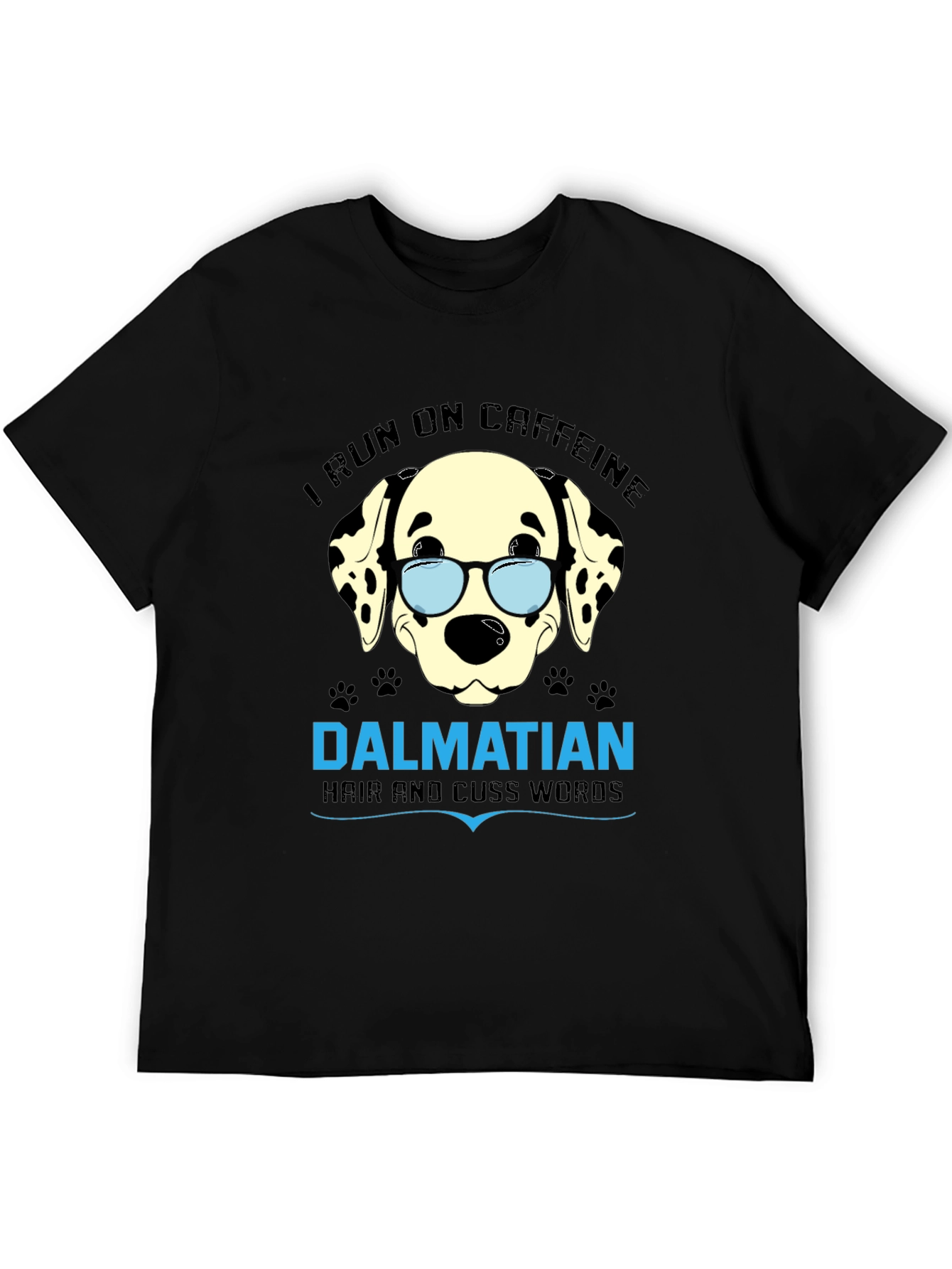 Dalmatian Caffeine Humor Graphic Tee
