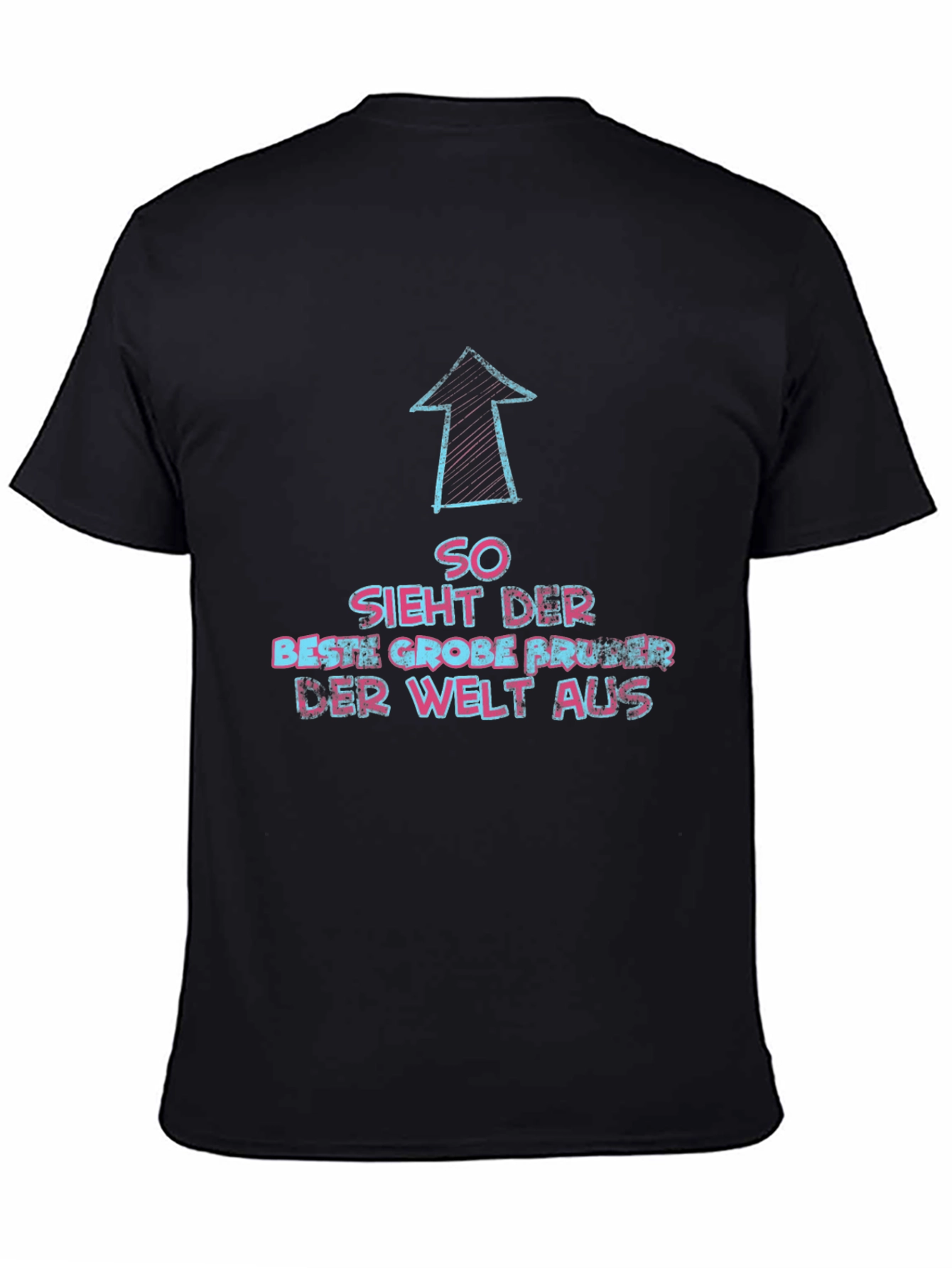 Best Big Brother Arrow Graphic Tee - Black