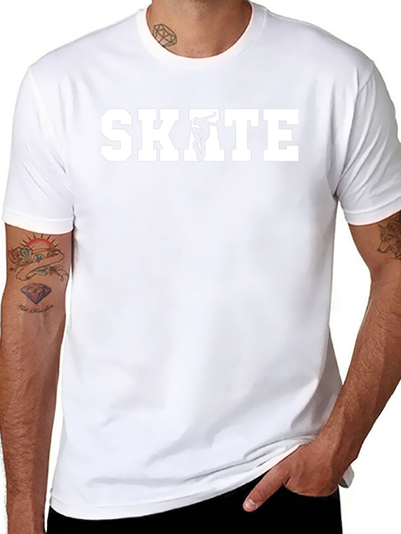 Skate T-Shirt - Classic Black Graphic Tee