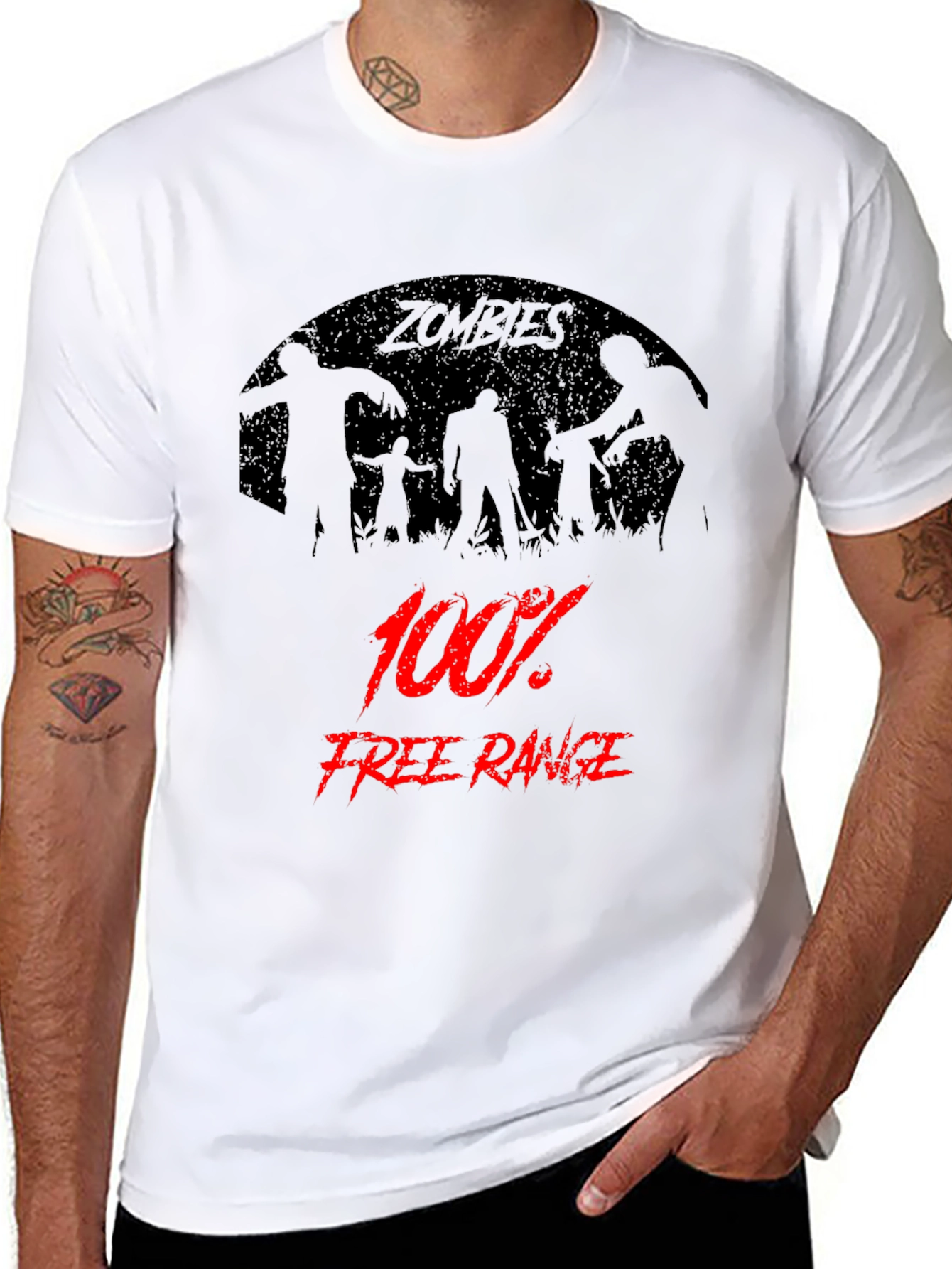 Zombie Free Range Graphic Tee