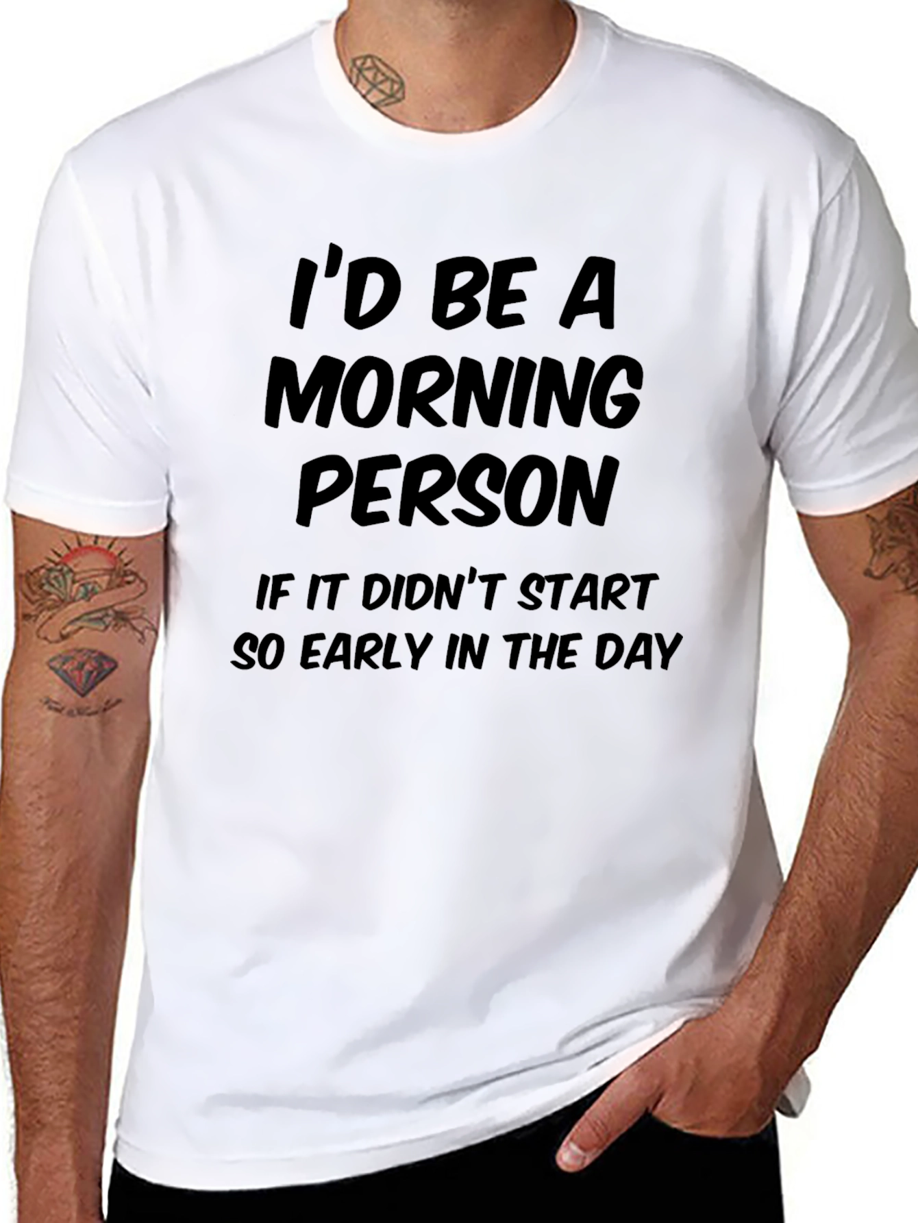 Id Be a Morning Person Graphic Tee