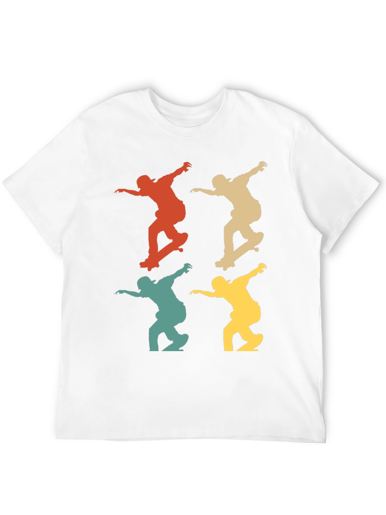 Retro Skateboarder T-Shirt - Cool Graphic Tee