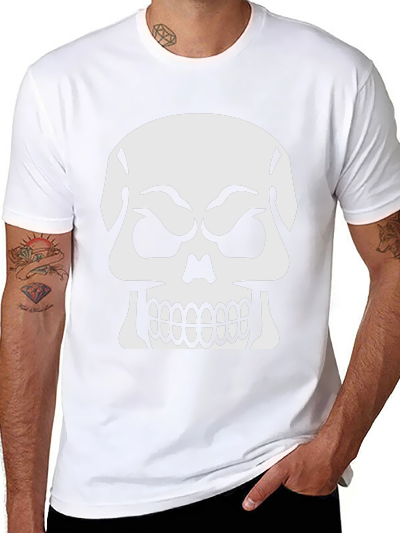 Skull Graphic Black T-Shirt