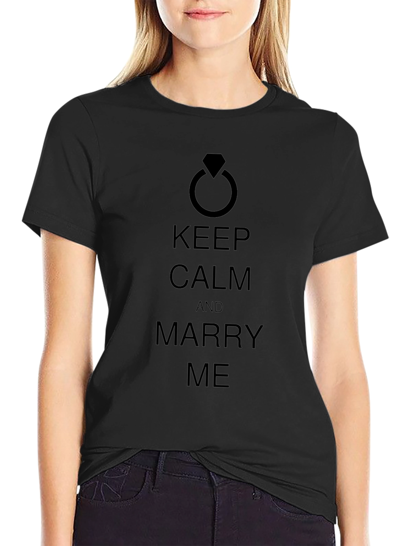 Marry Me T-Shirt - Keep Calm Proposal Tee