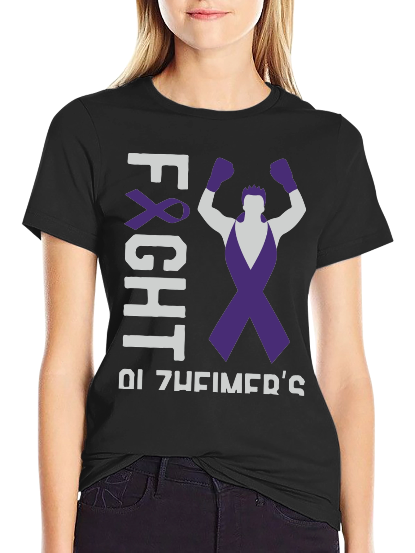 Fight Alzheimers Awareness T-Shirt