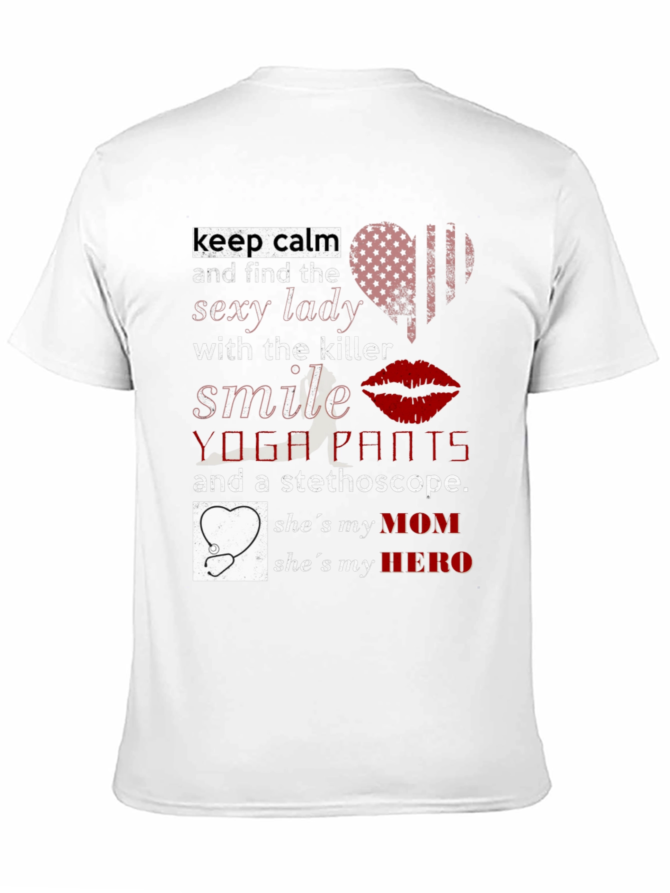 Sexy Lady Mom Hero T-Shirt