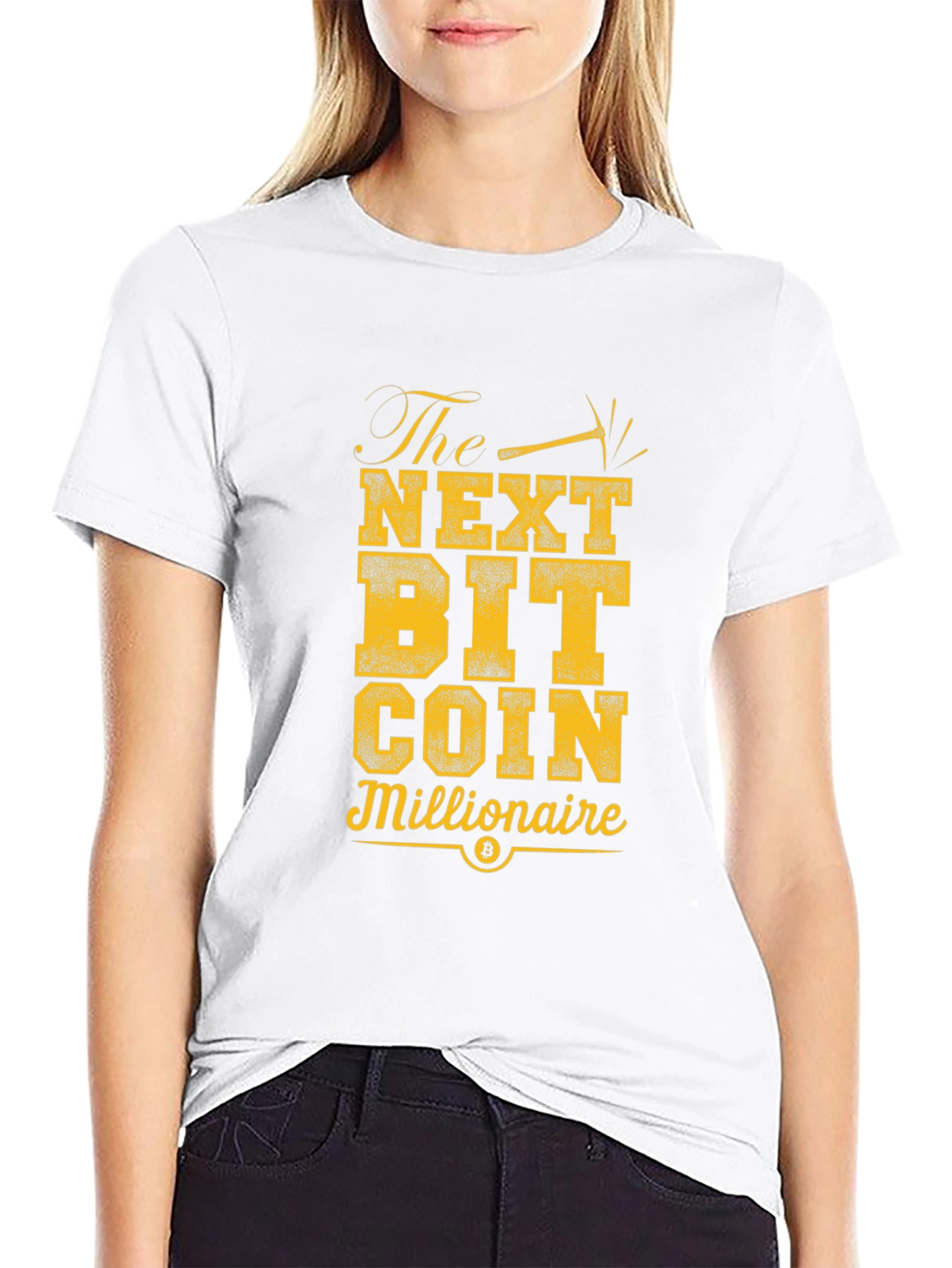 The Next Bitcoin Millionaire Black T-Shirt