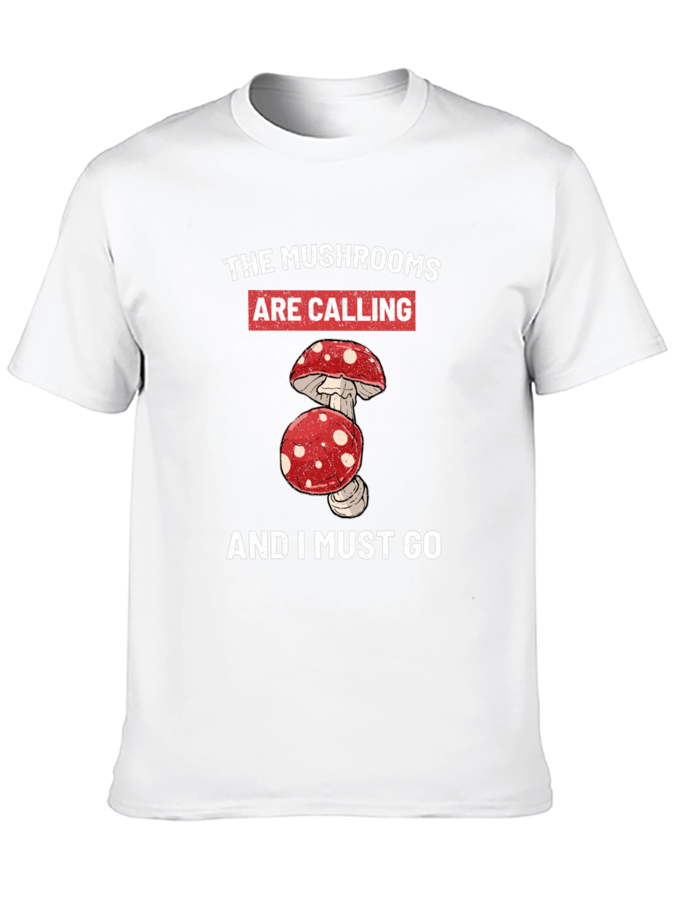 Mushroom Calling T-Shirt: Nature Lover Apparel