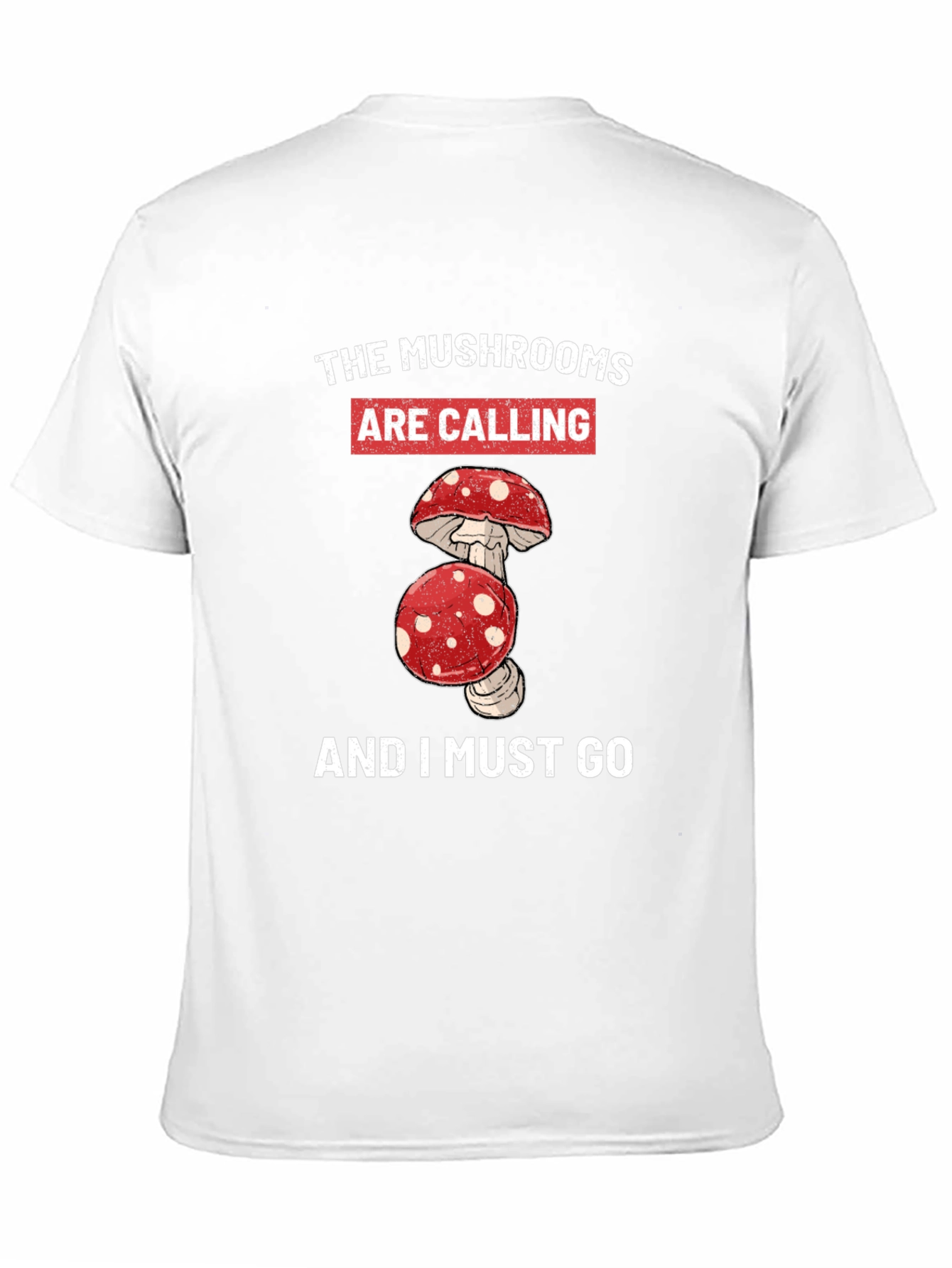 Mushroom Calling T-Shirt: Nature Lover Apparel