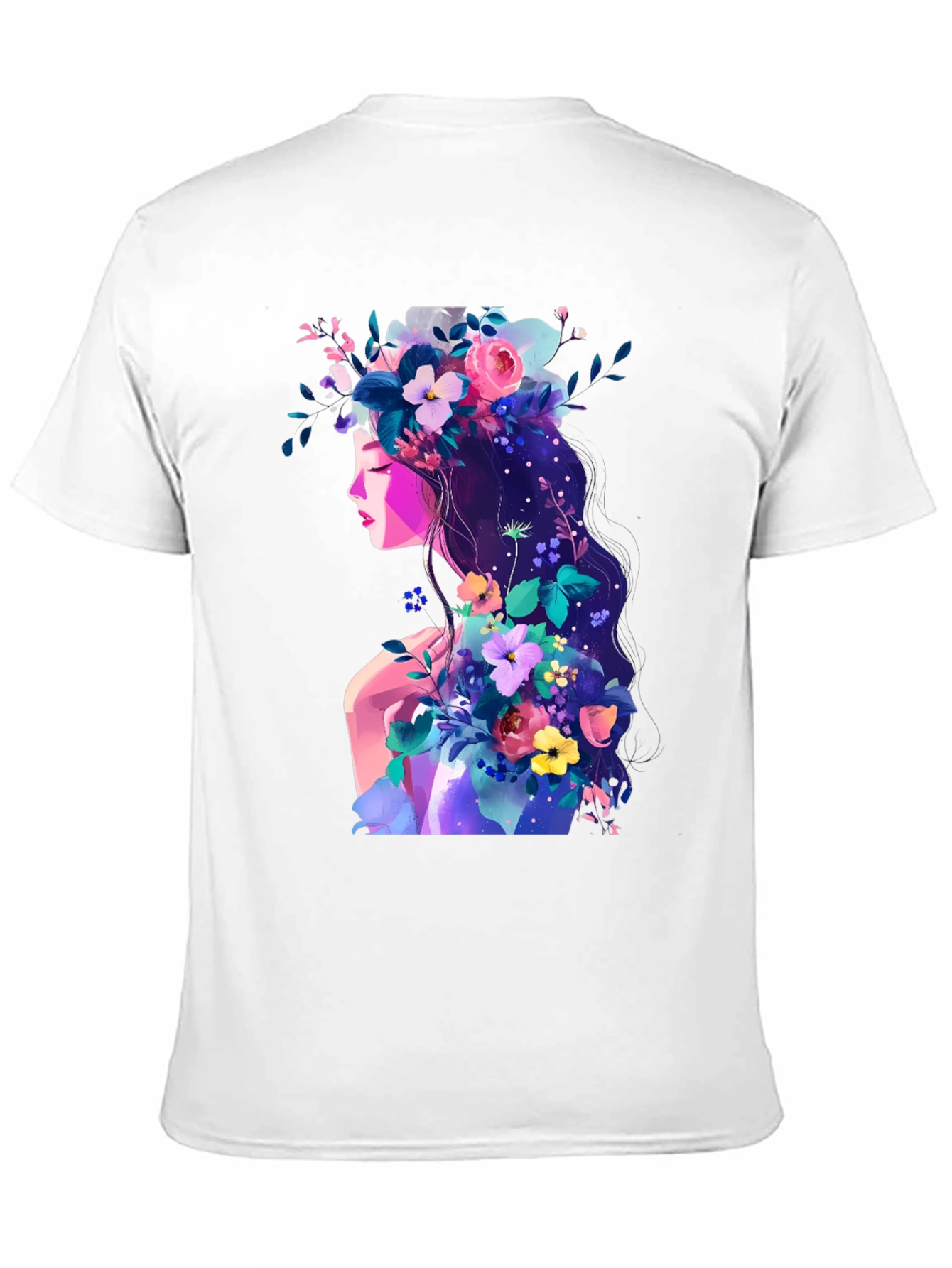 Floral Woman Graphic T-Shirt