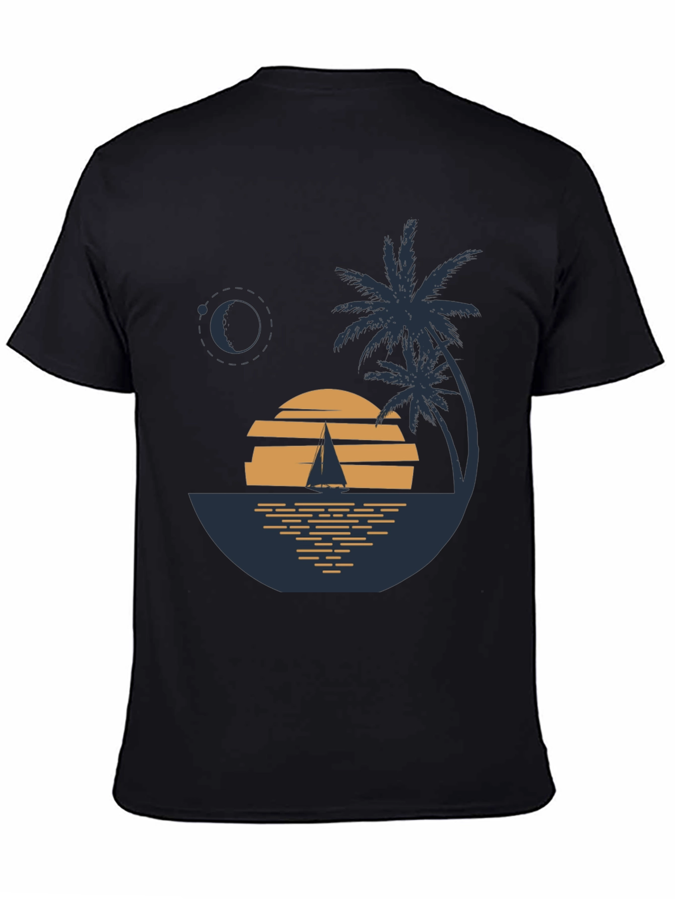 Sunset Sailboat Graphic Tee